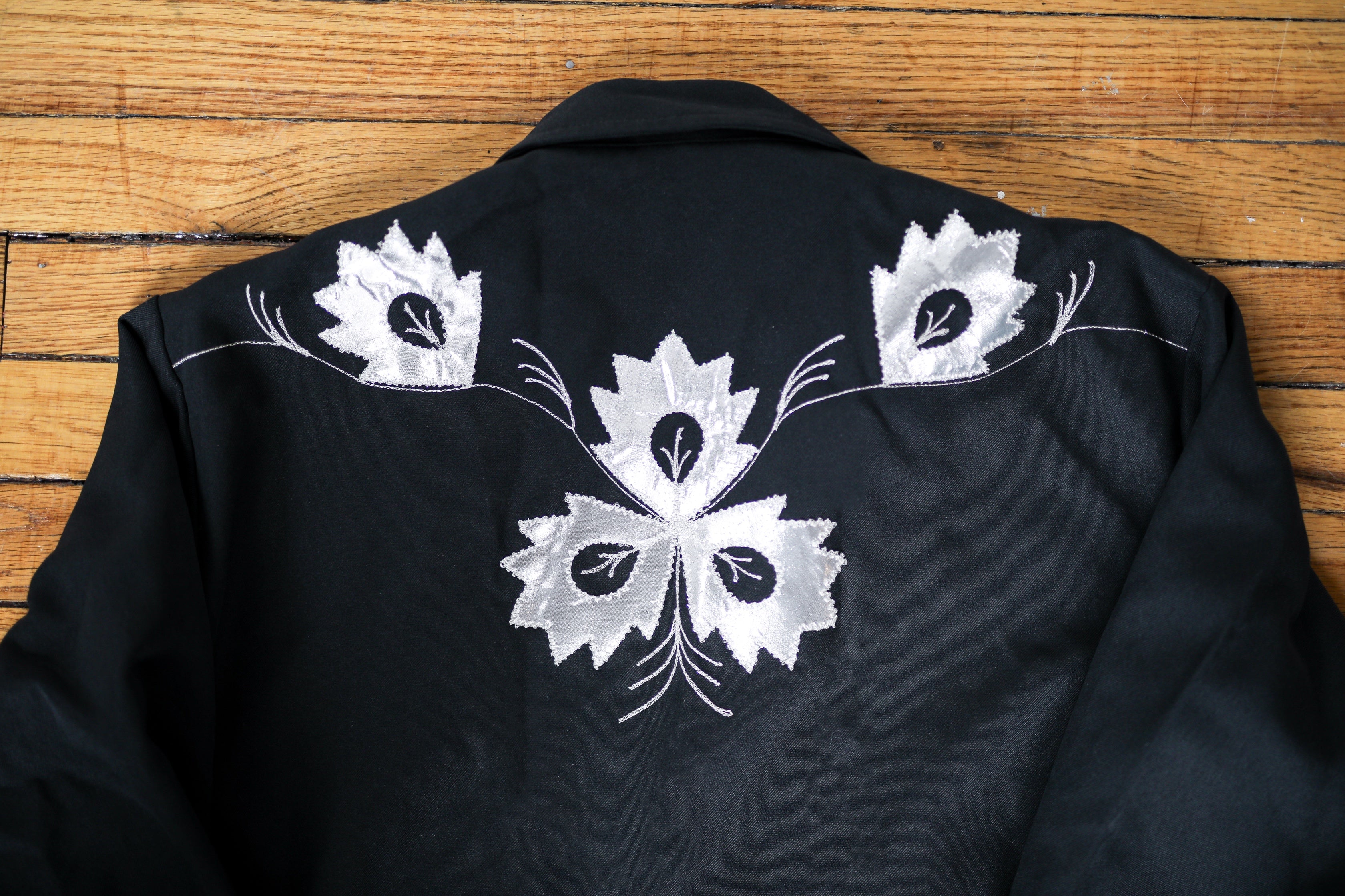 1970'S SILVERADO METALLIC POLY SHIRT SIZE XL