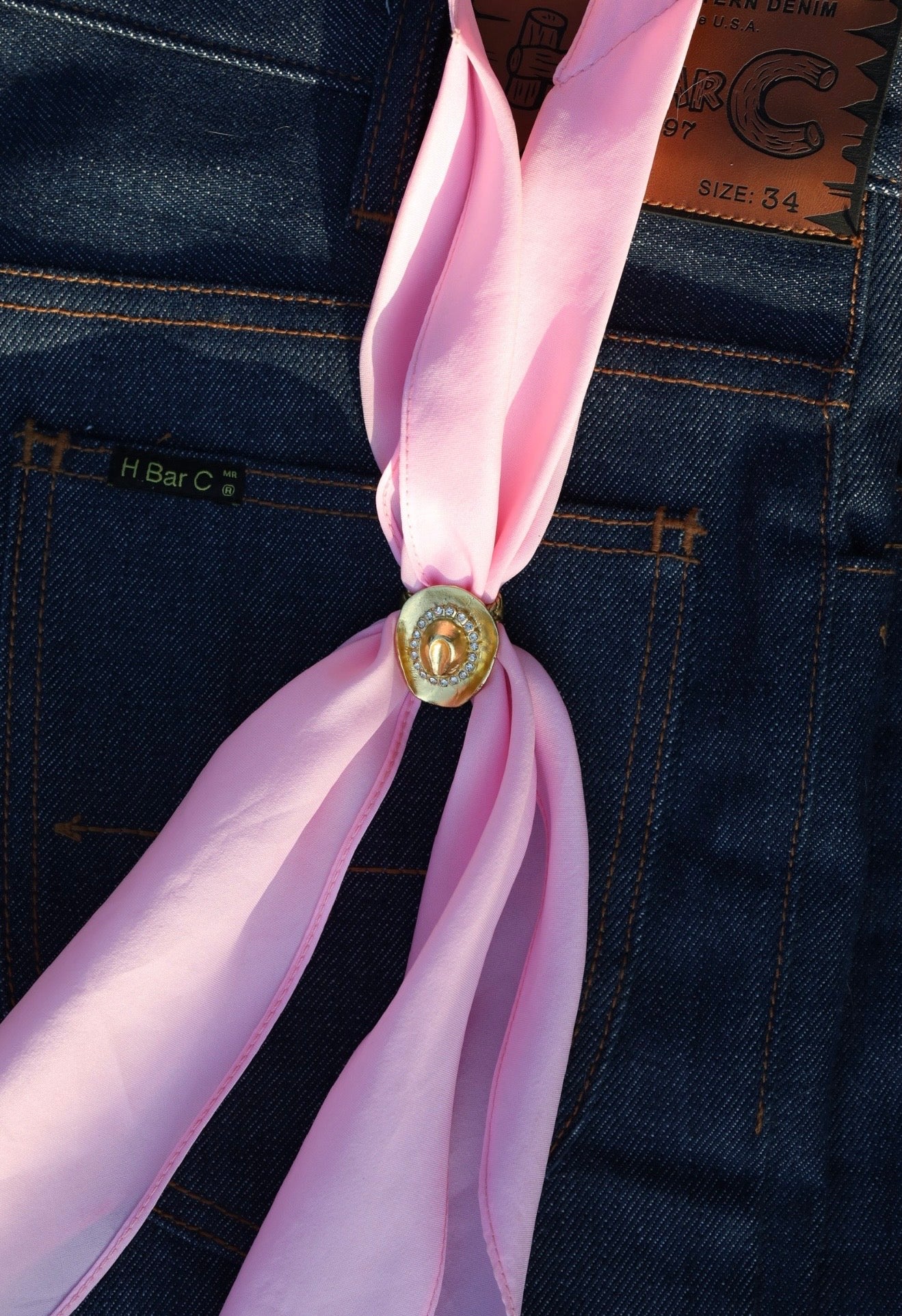 Cowboy Hat Scarf Slide - Five Pieces of the Frontier