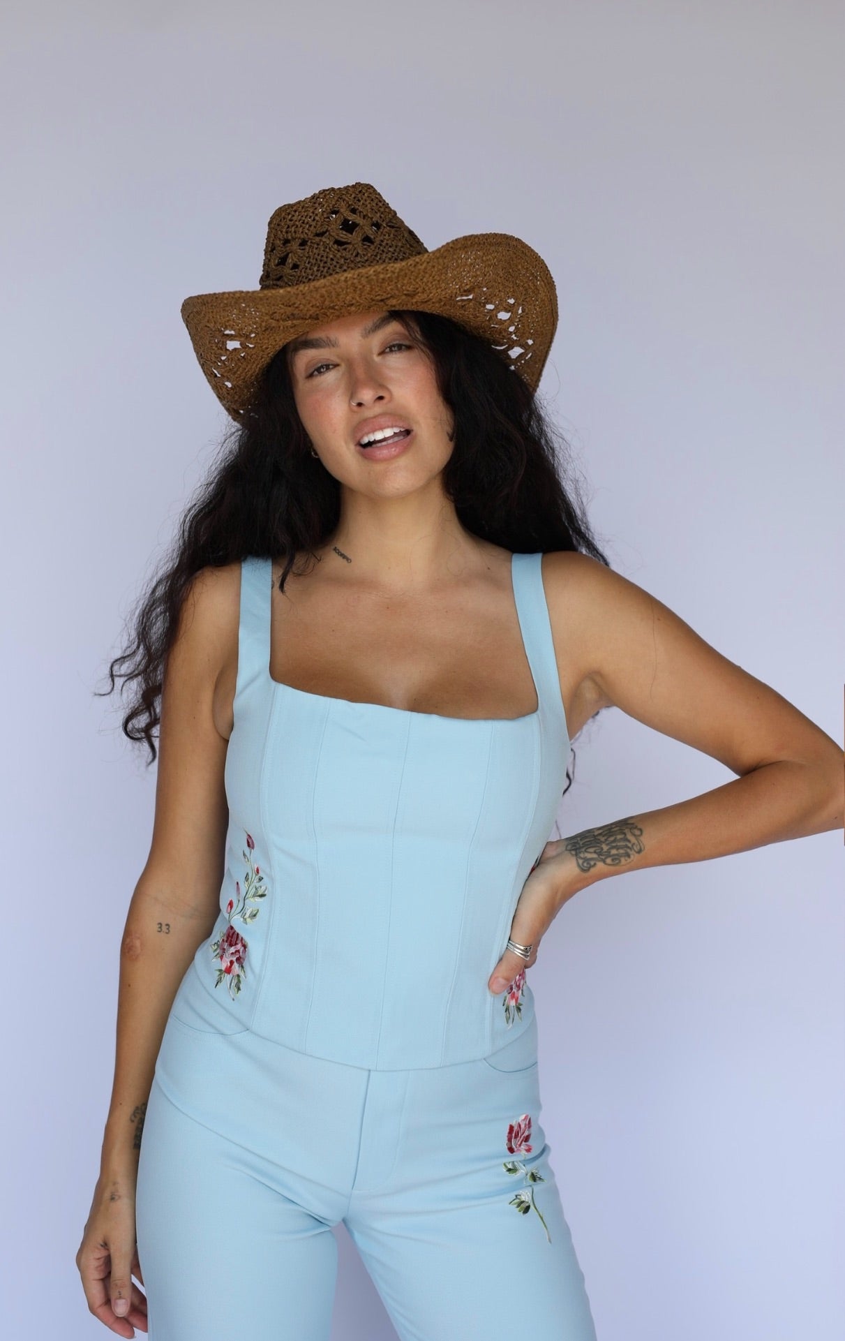 Abilene Corset Blue