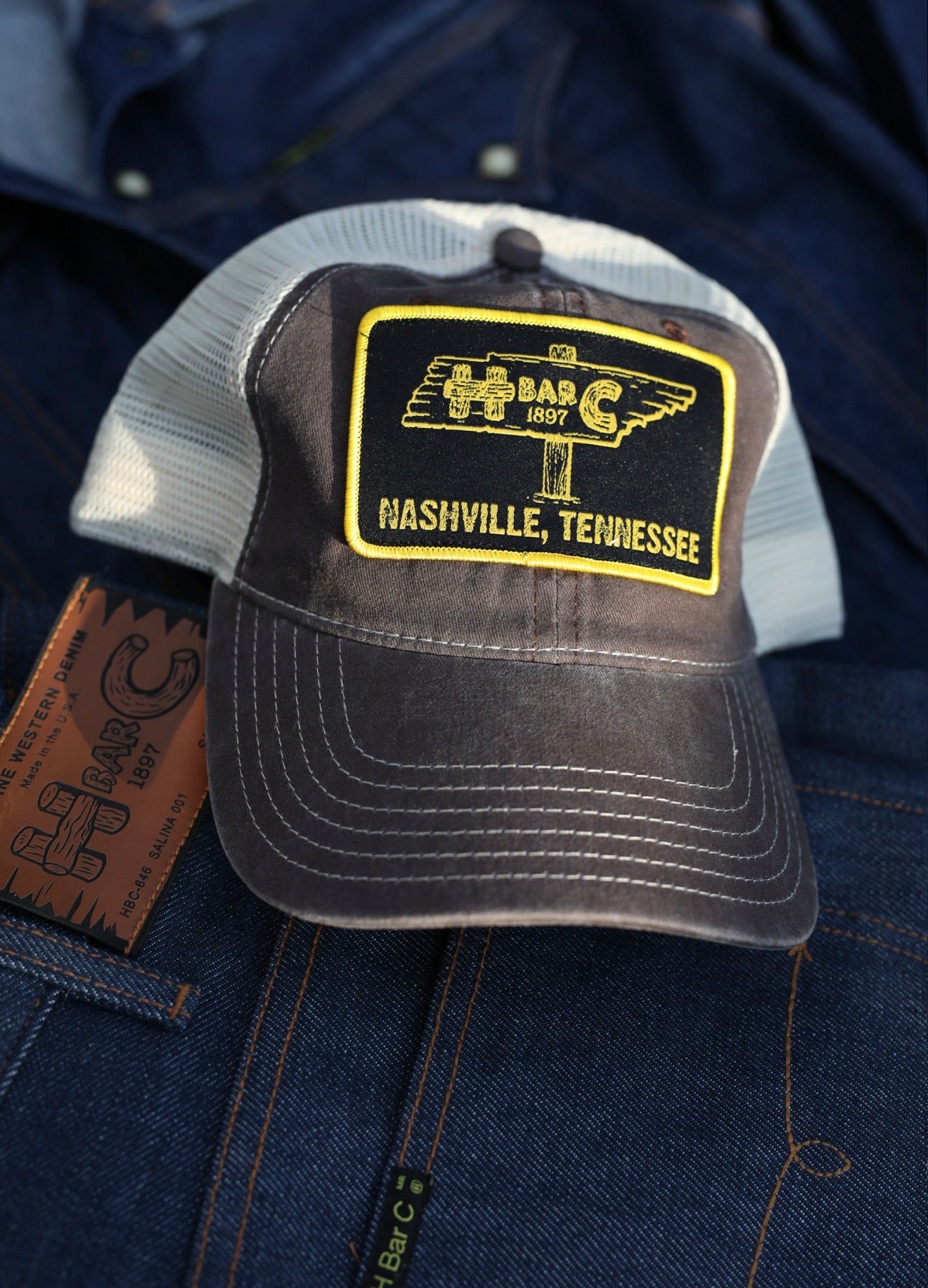 TN SIGNPOST MESH HAT - BROWN