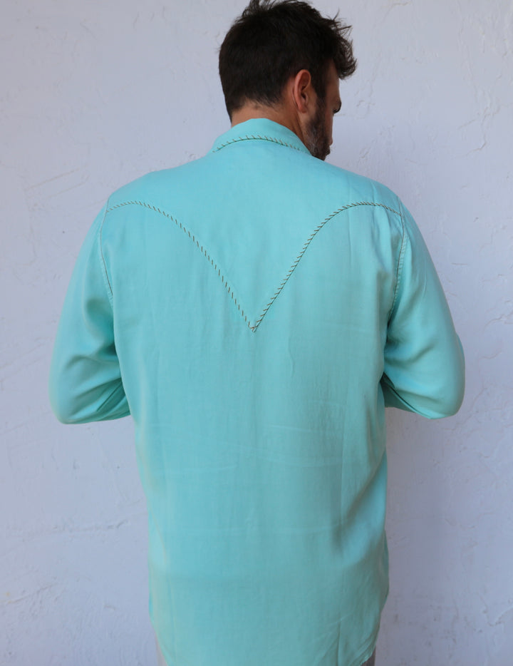 Brooklyn Men's Shirt Turquoise
