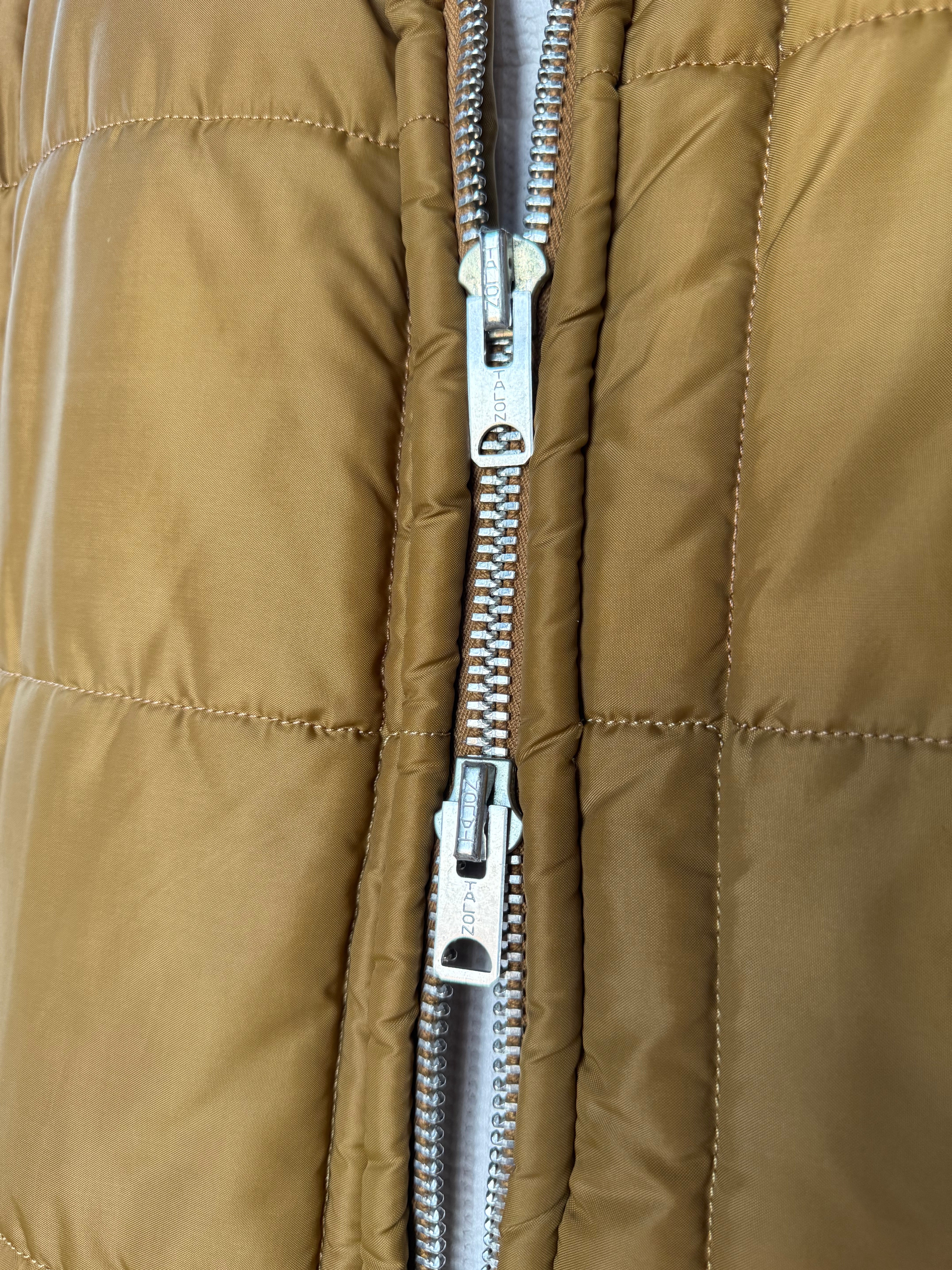 1960'S OLIVE WESTERN POLAR QUILT JACKET XL