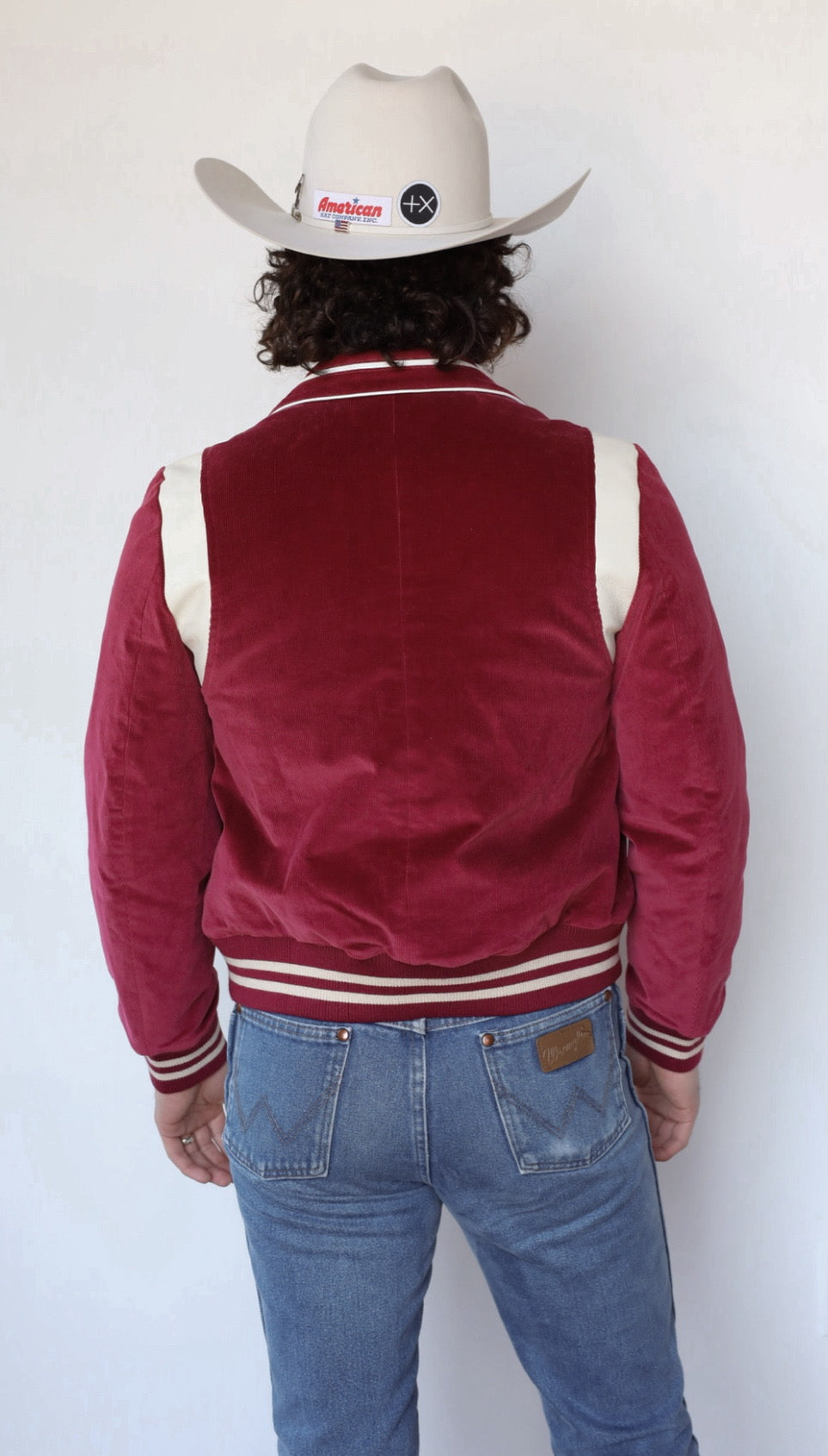 Silver Lake Corduroy Unisex Jacket Maroon