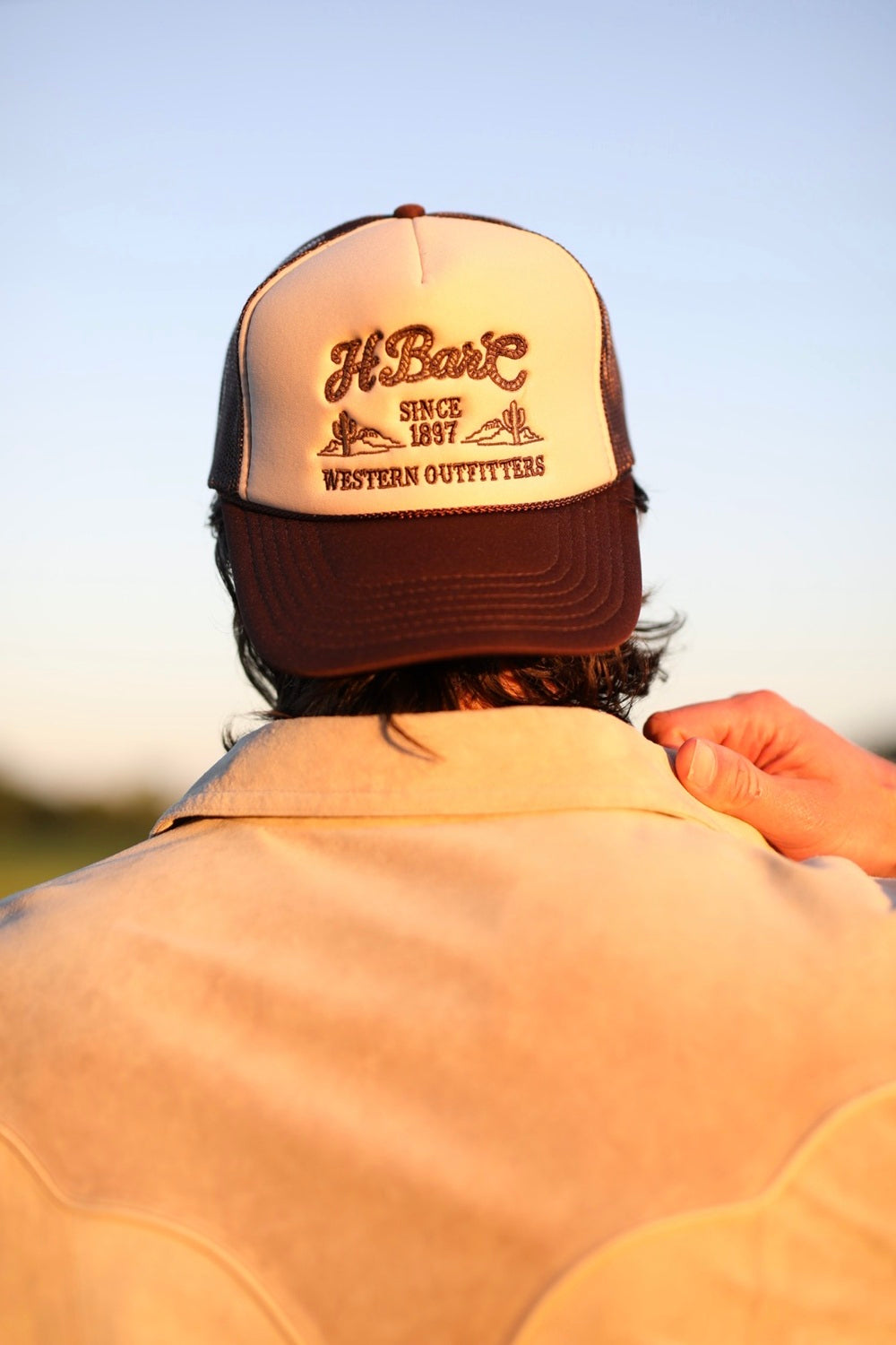 H Bar C Baseball Hat - Tan Rope - Western Outfitters
