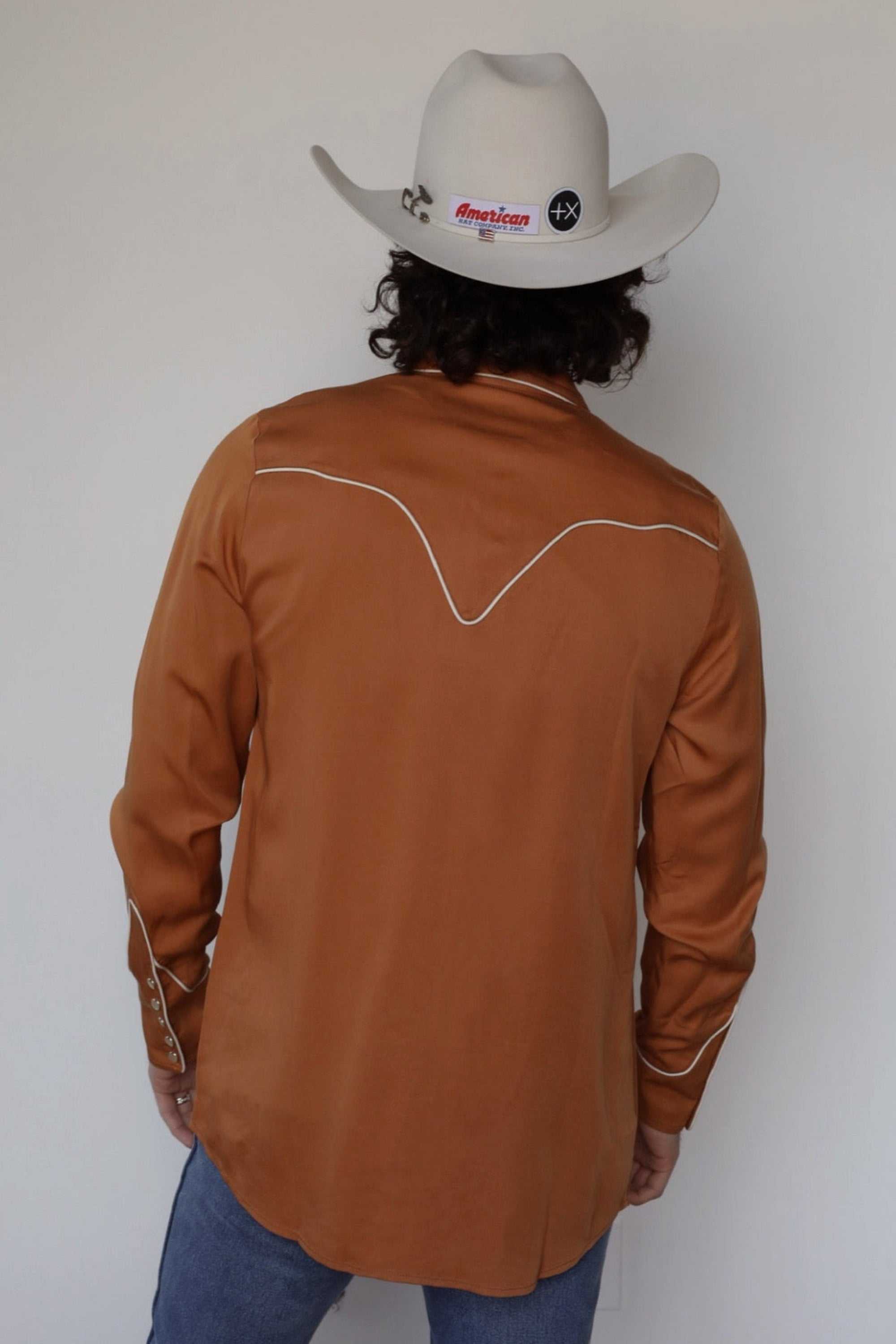 San Fernando Men's Shirt Burnt Orange