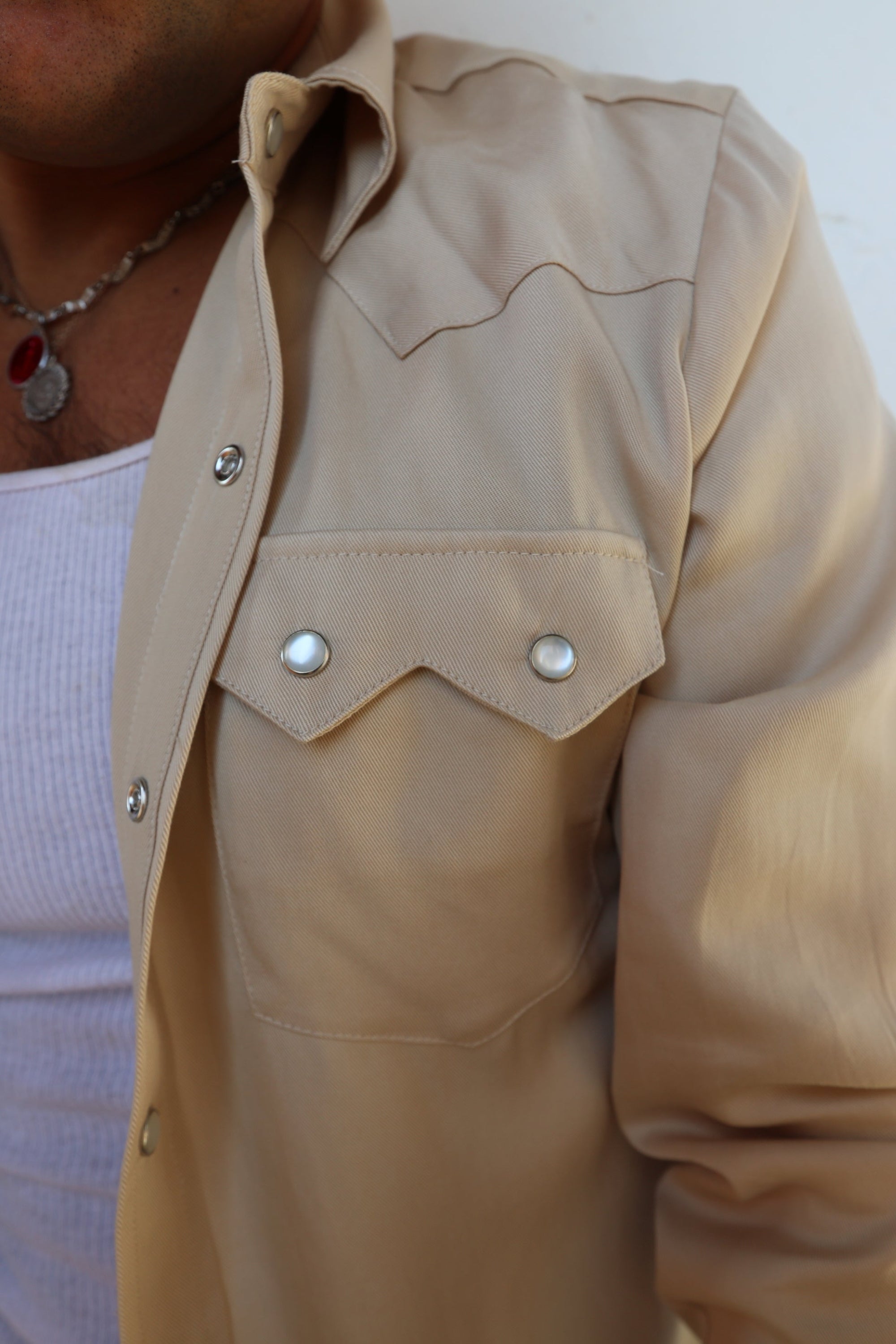 Kansas City Men's Shirt Beige