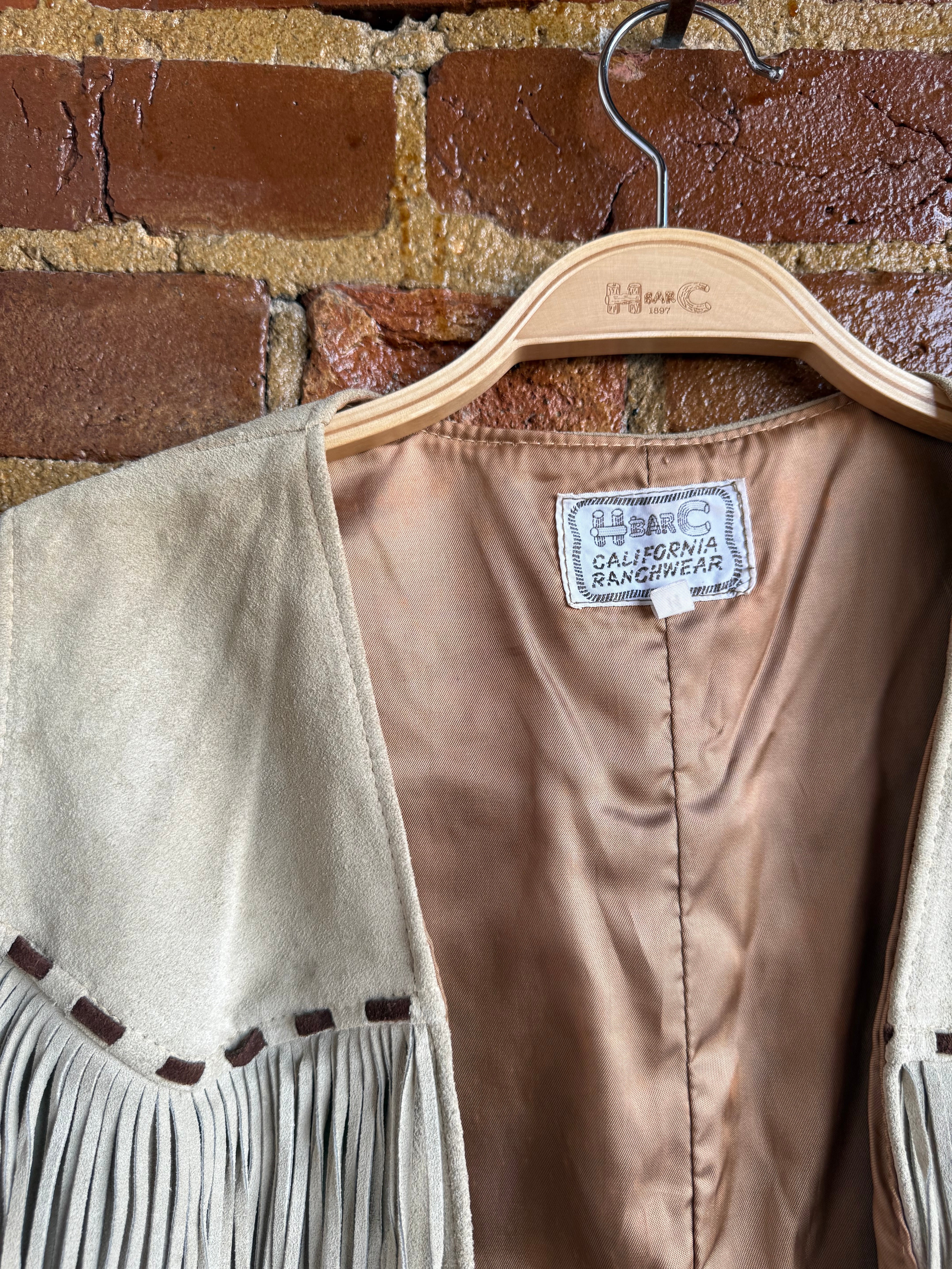 Archive 1950’s Suede Fringe Vintage Vest