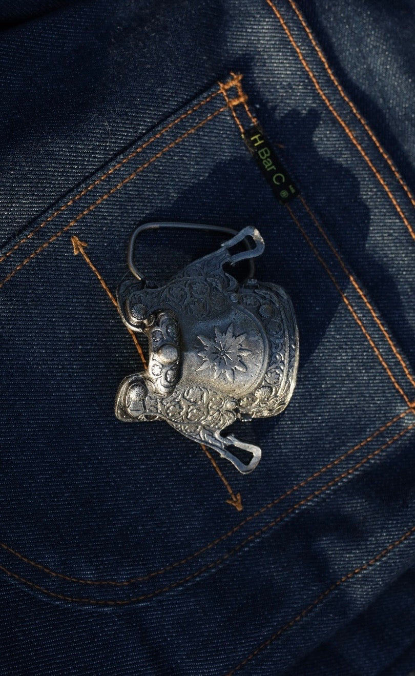 Saddle Belt Buckle - Five Pieces of the Frontier