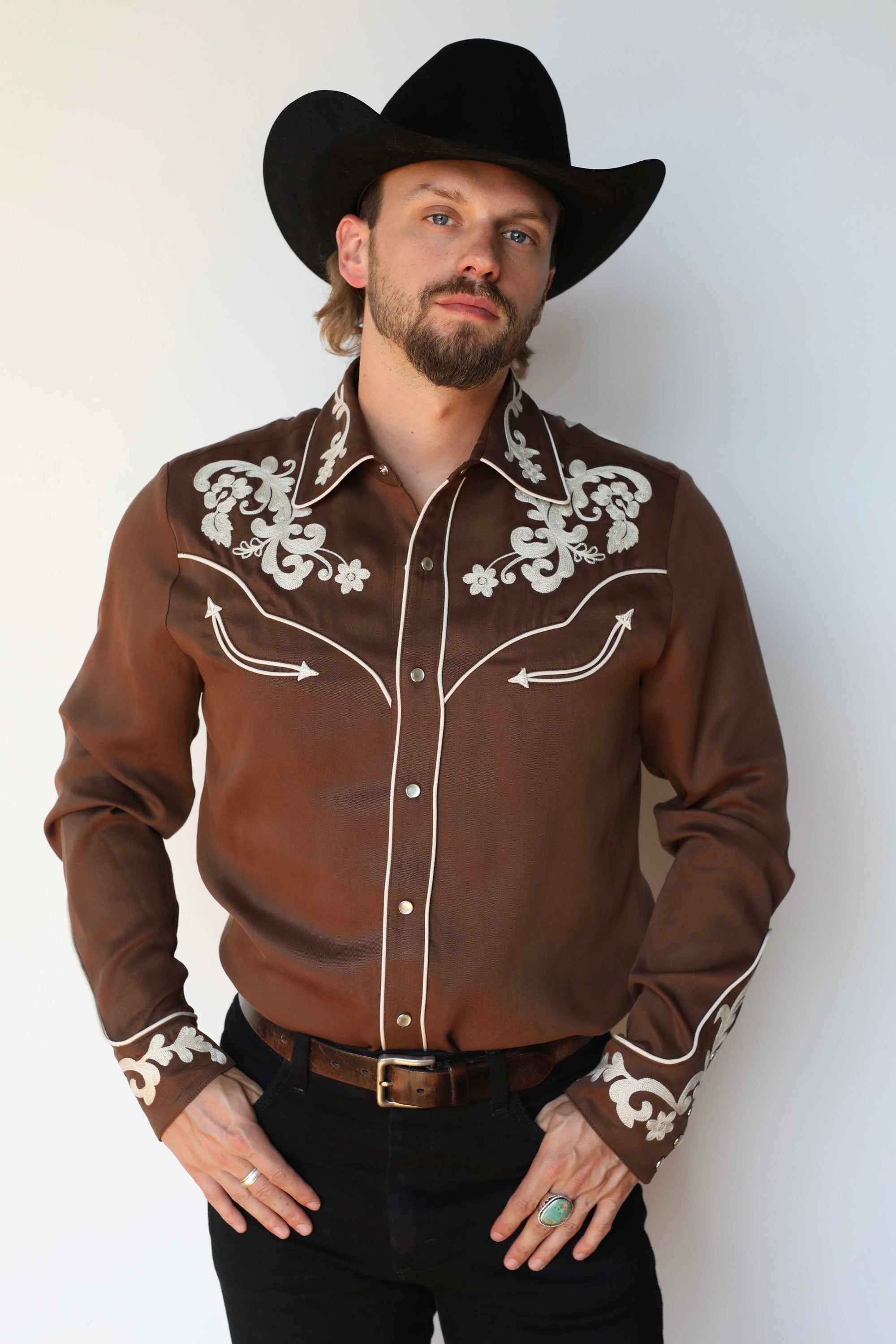 Durango Men's Shirt Brown