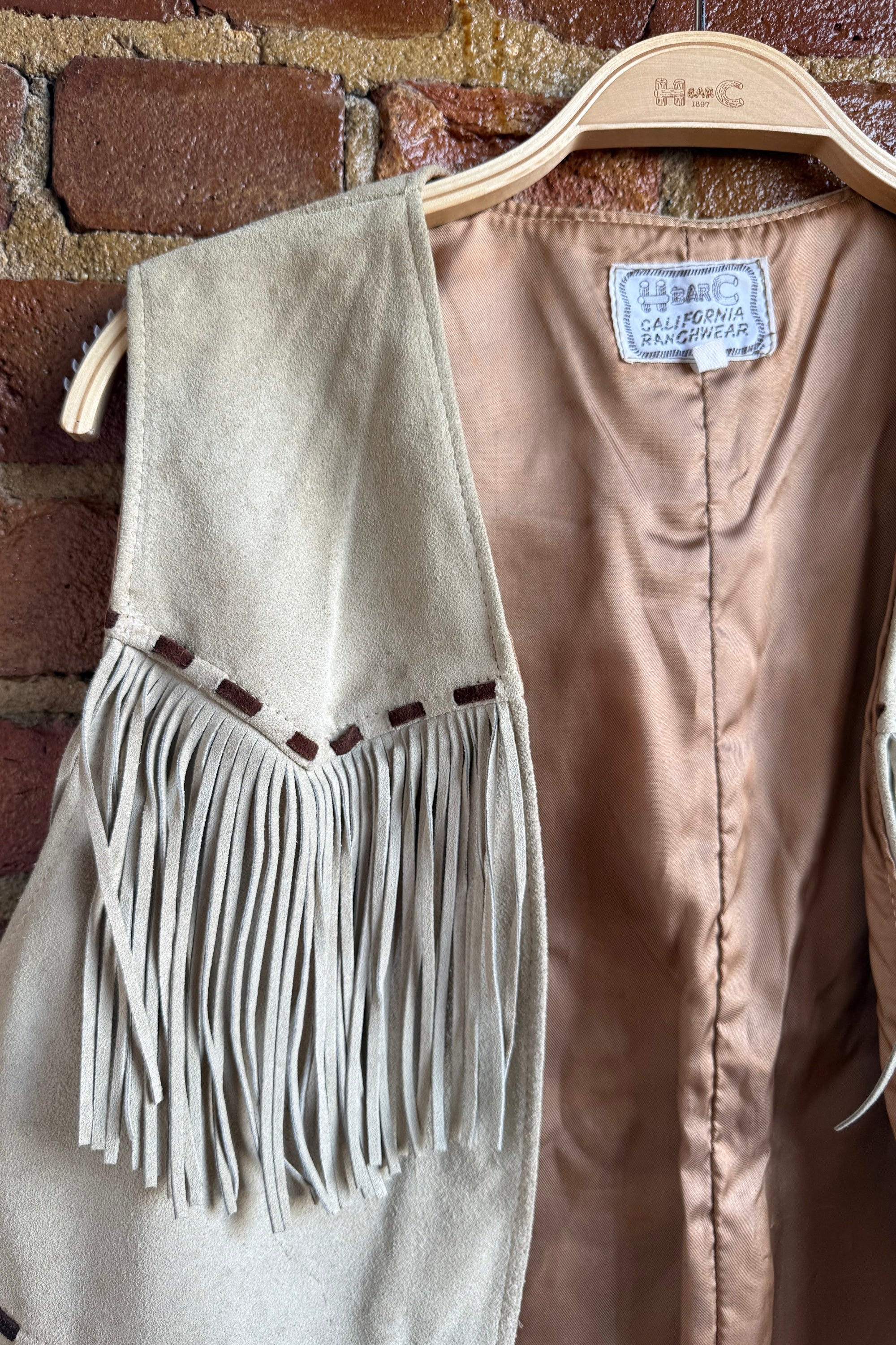 Archive 1950’s Suede Fringe Vintage Vest