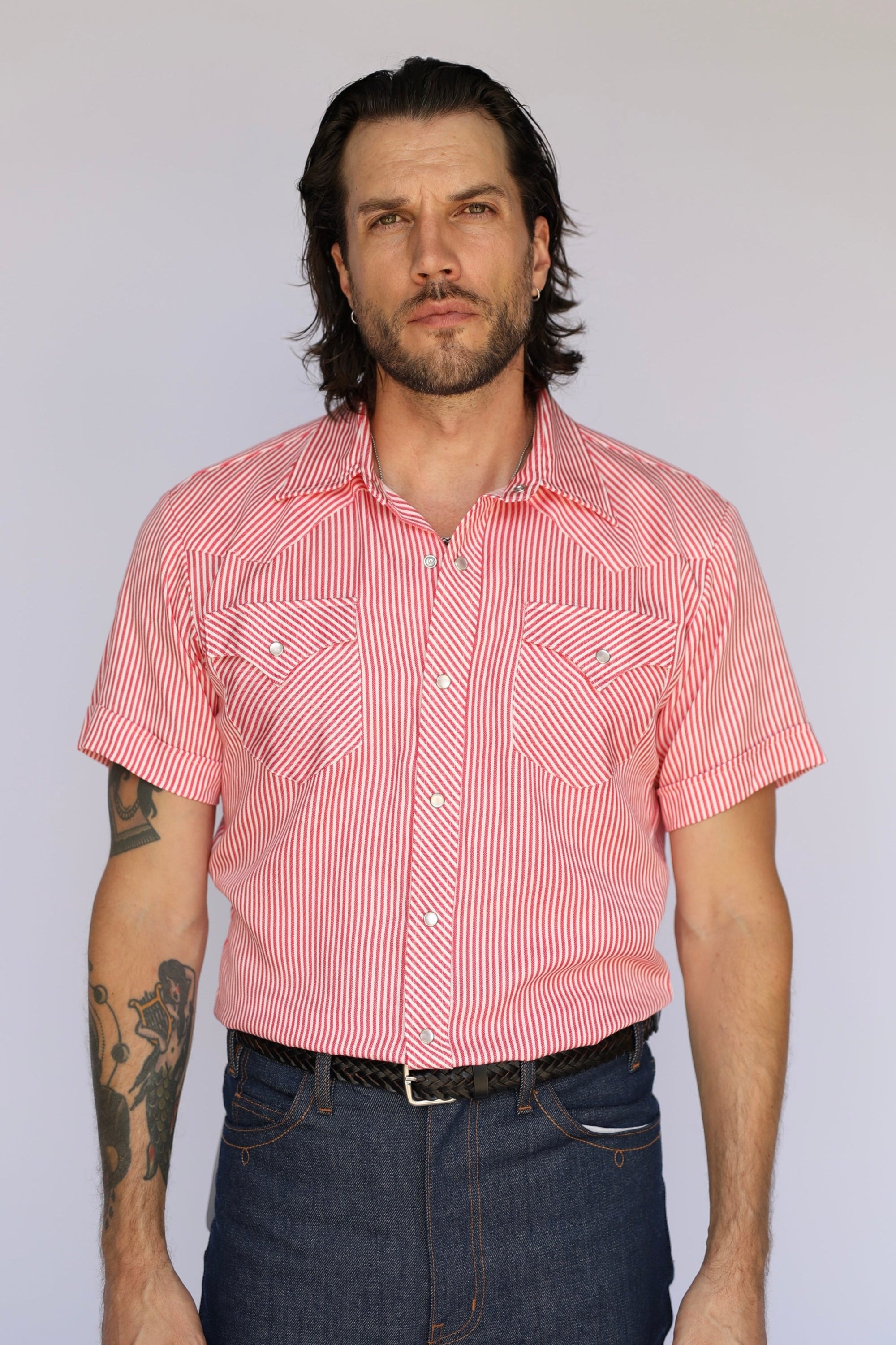 Newport Shirt Red Striped