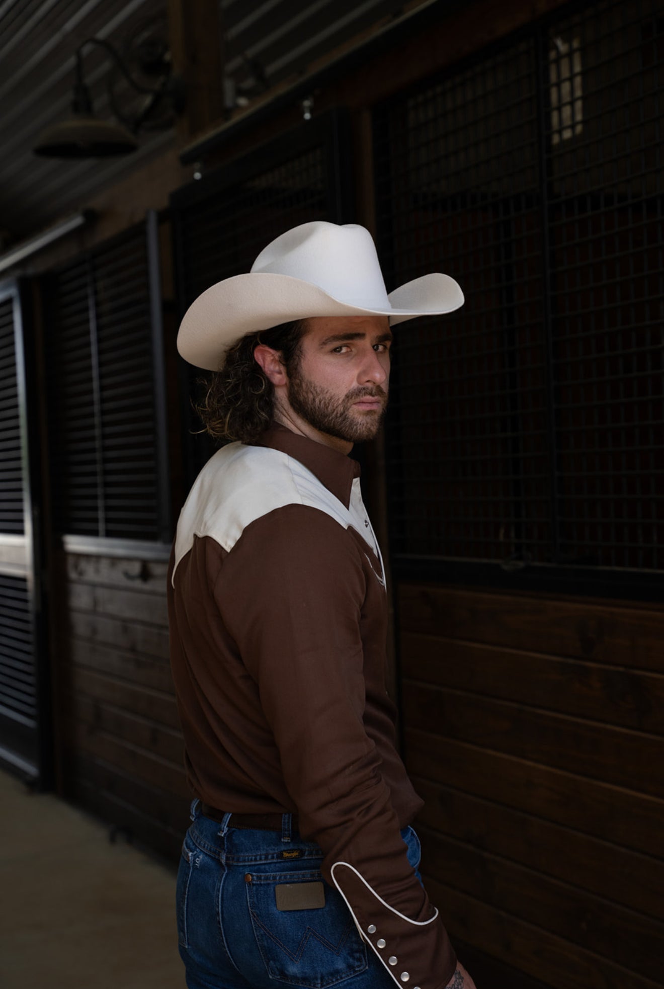 San Juan Men's Shirt Chocolate