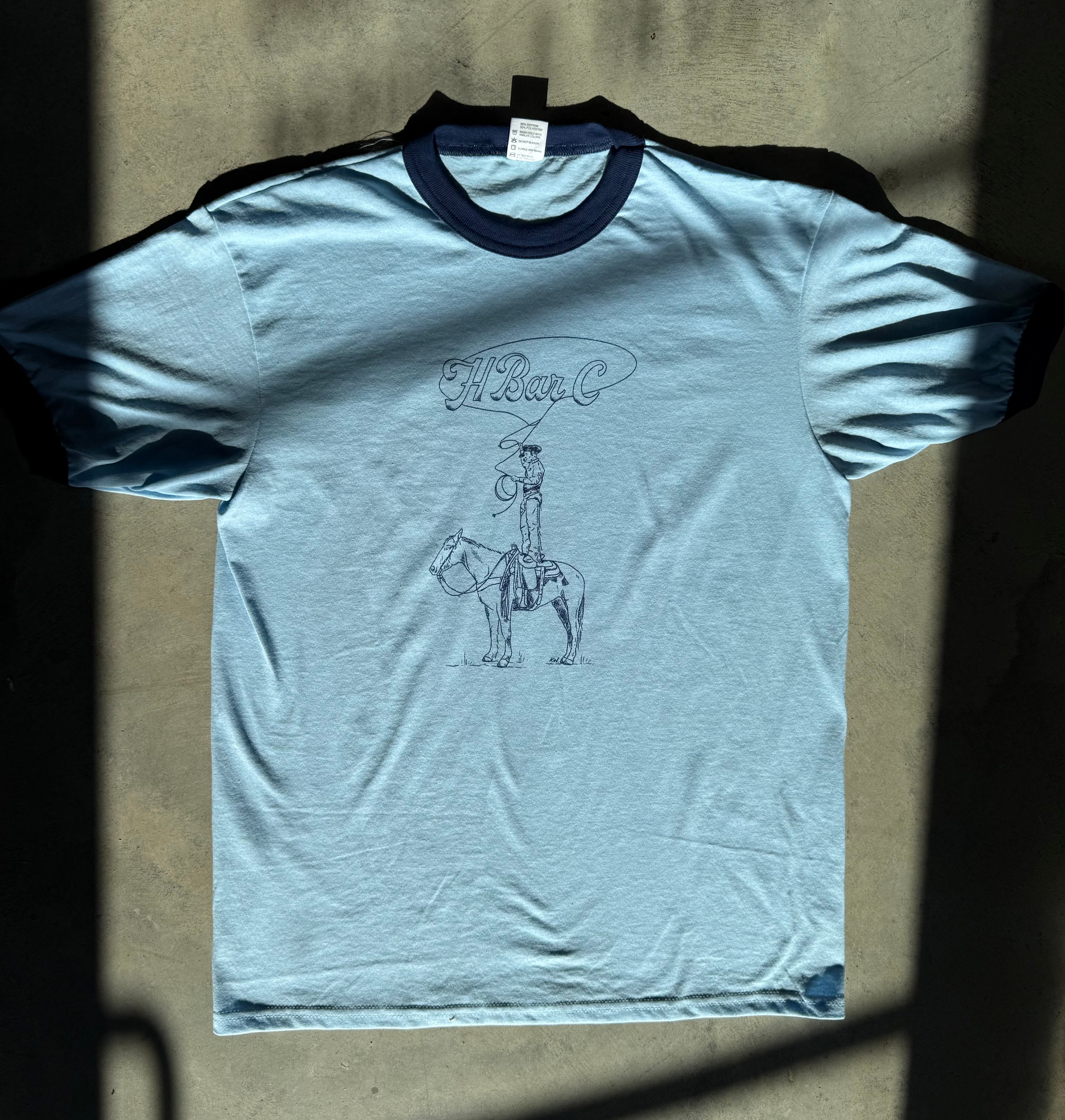 STANDING ON HORSE BLUE RINGER KATE SNAKE ART