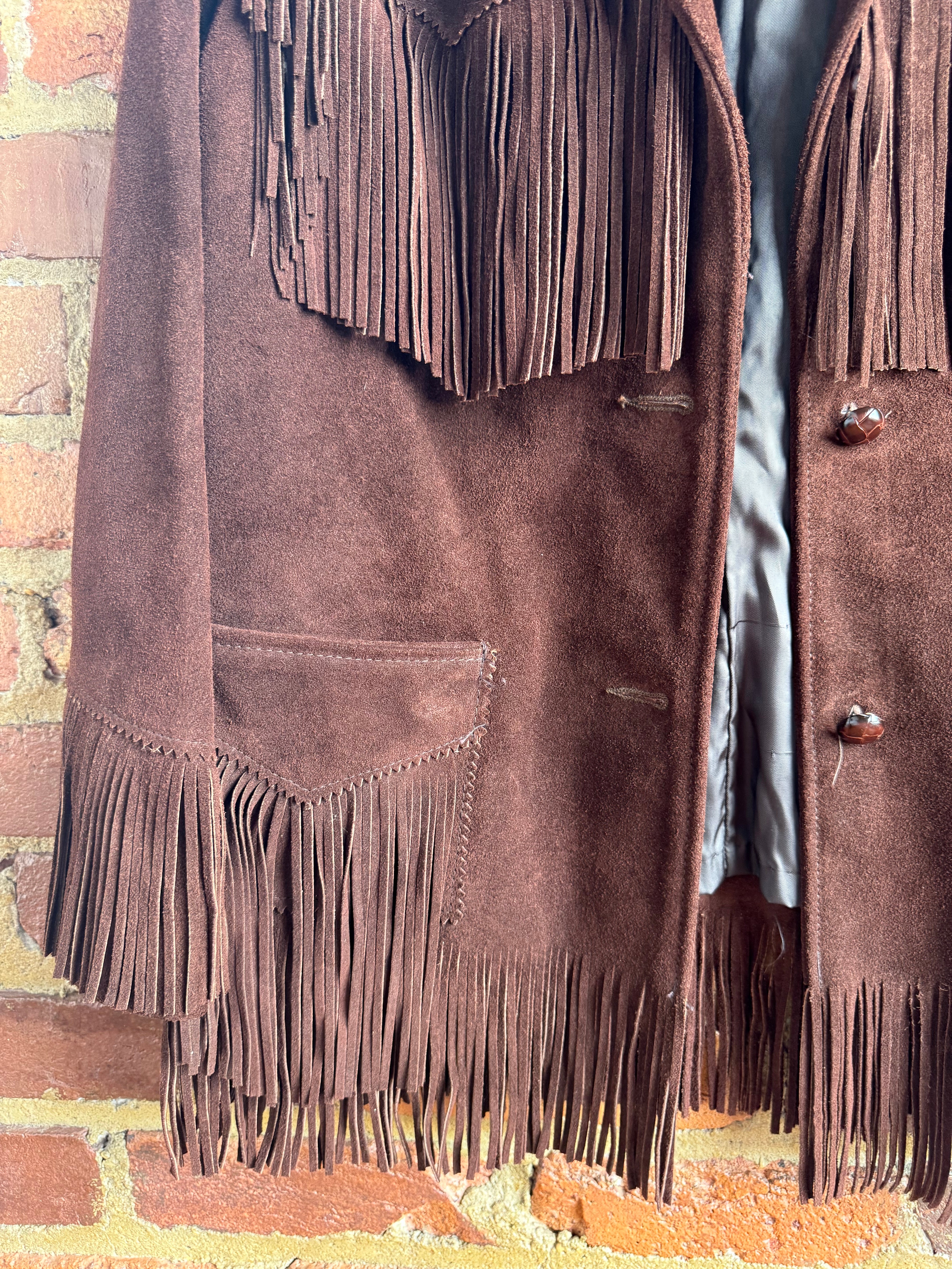 Archive 1960’s Fringe Suede Vintage Jacket