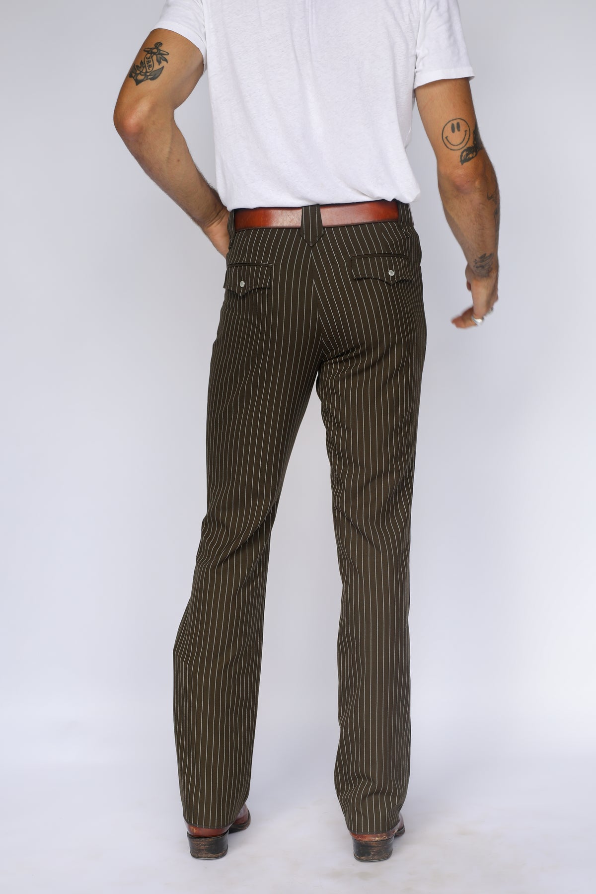 Bakersfield Brown Pin Stripe Suit