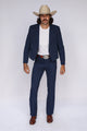 Bakersfield Pin Stripe Suit Navy