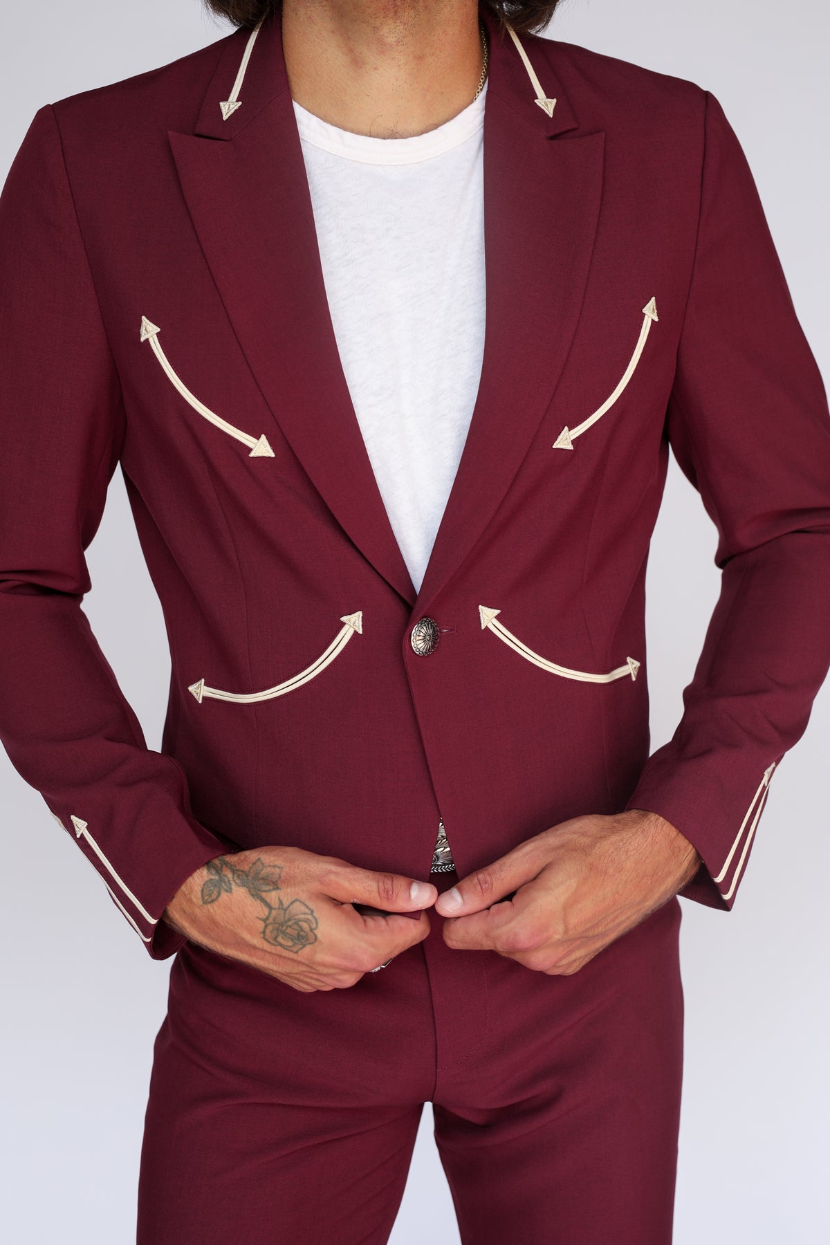 Calamity Men's Jacket Maroon