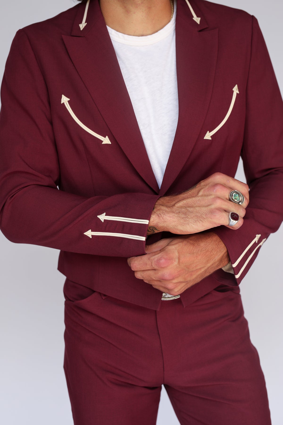 Calamity Men's Jacket Maroon