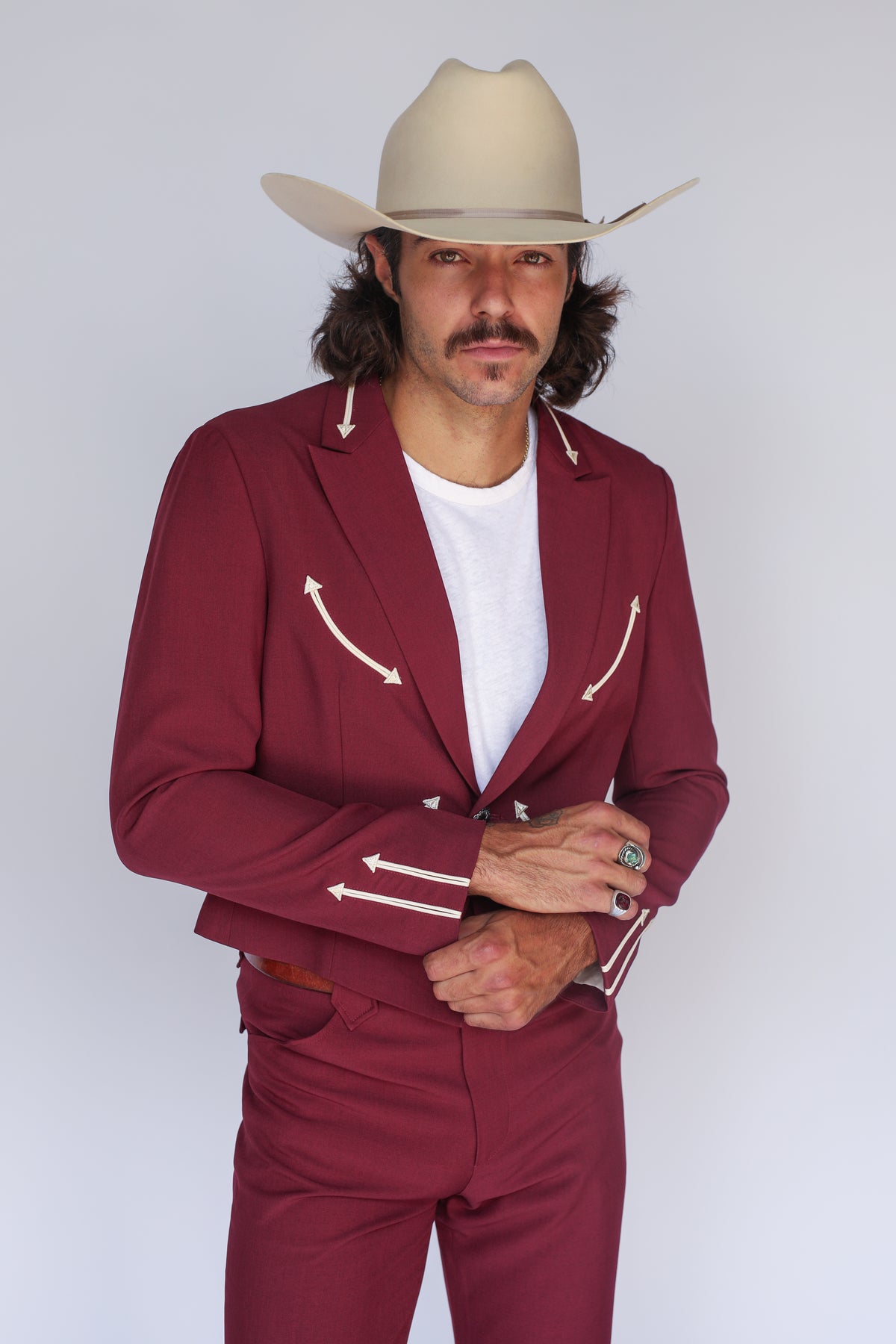Calamity Men's Jacket Maroon