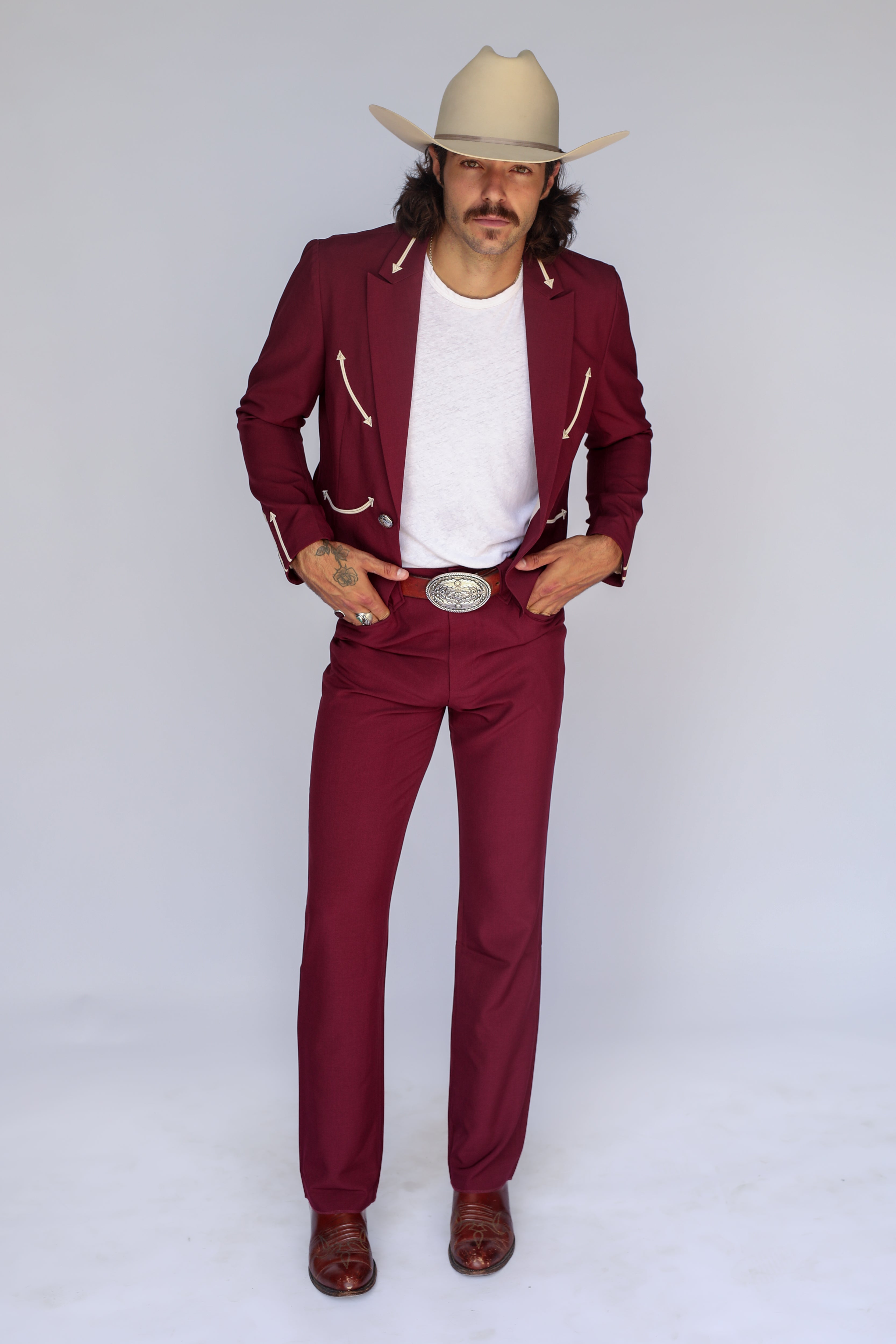 Calamity Men's Jacket Maroon