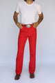 Franklin Unisex Western Pants Red