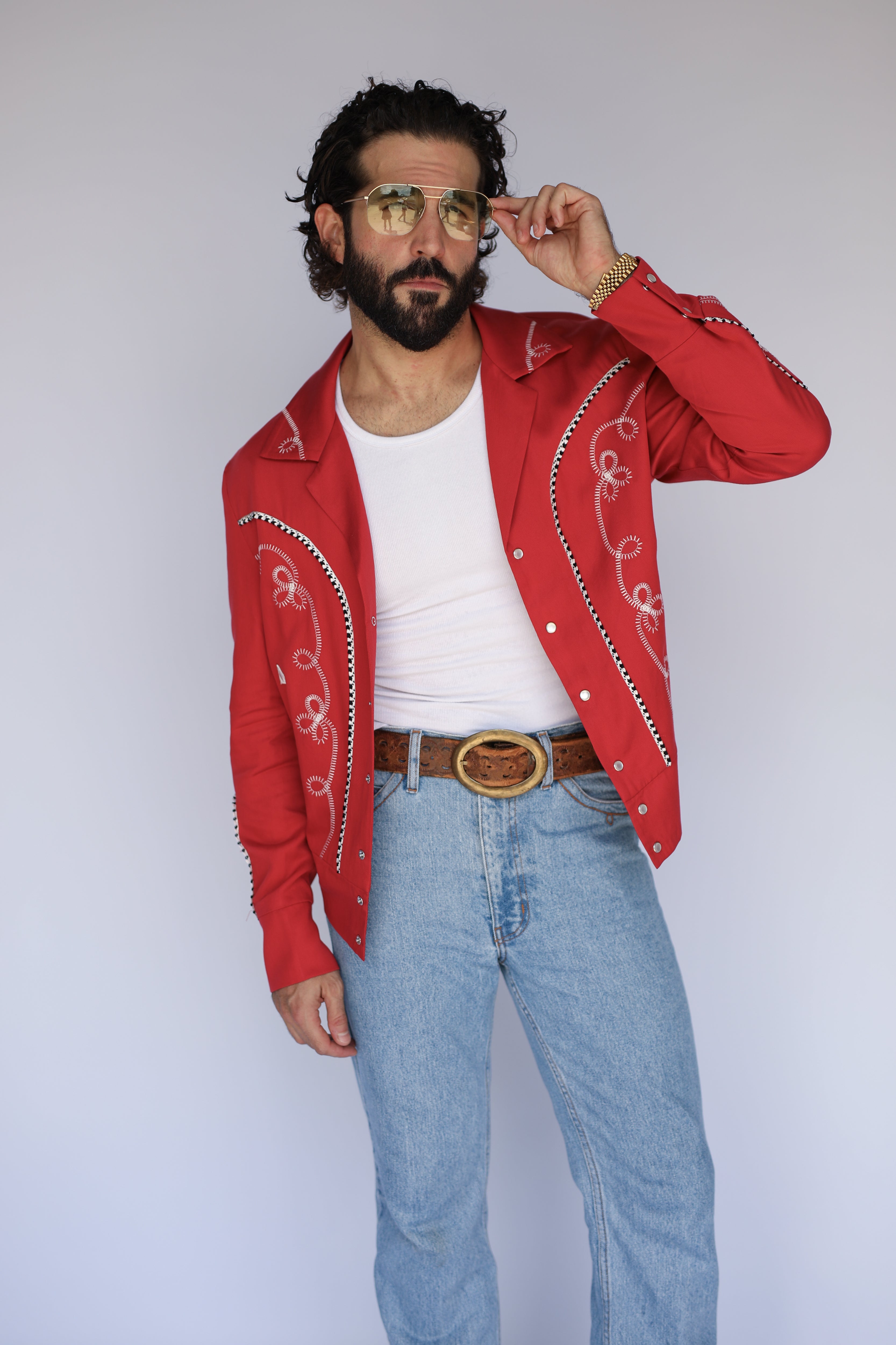 Bolero Men's Jacket Red