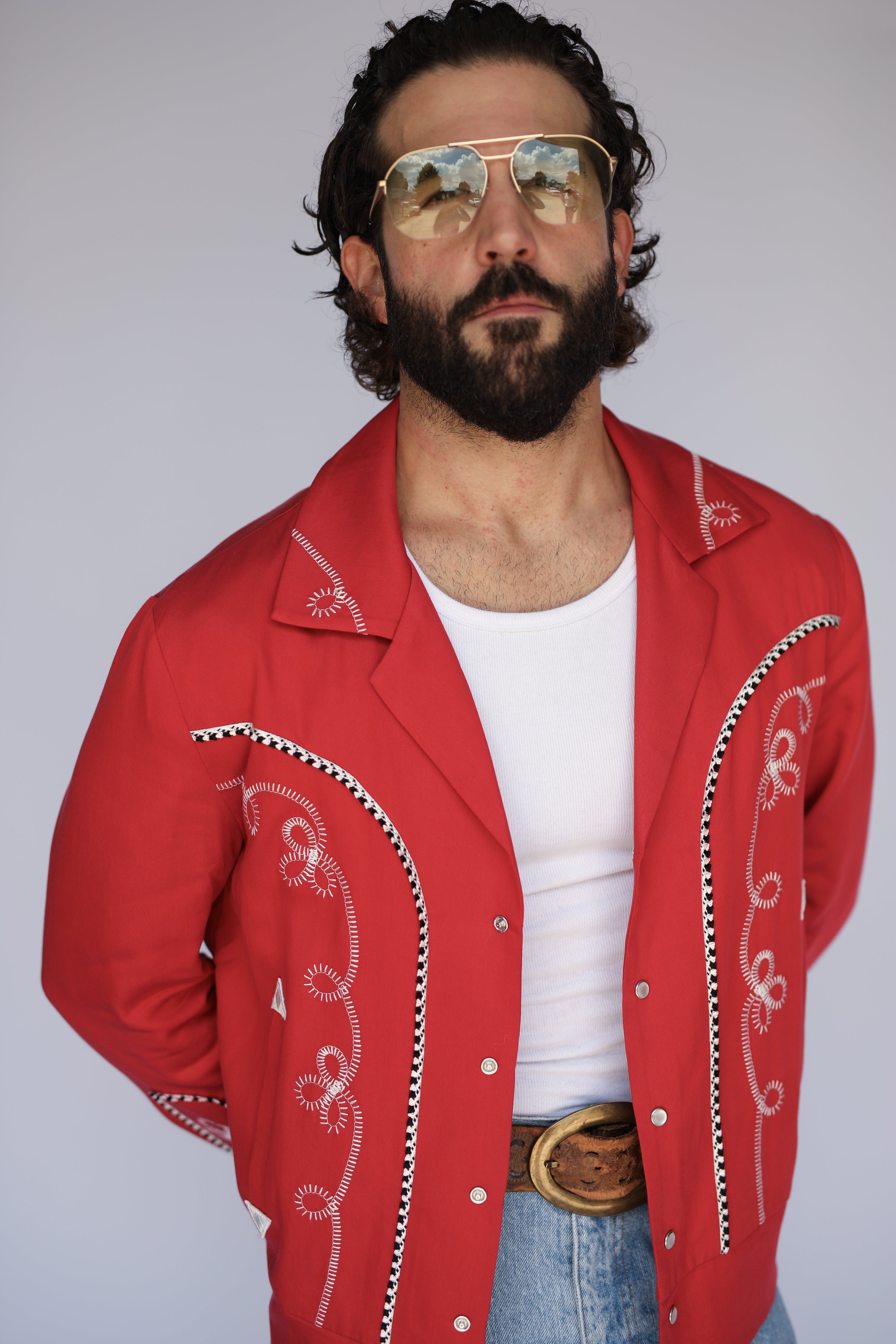 Bolero Men's Jacket Red