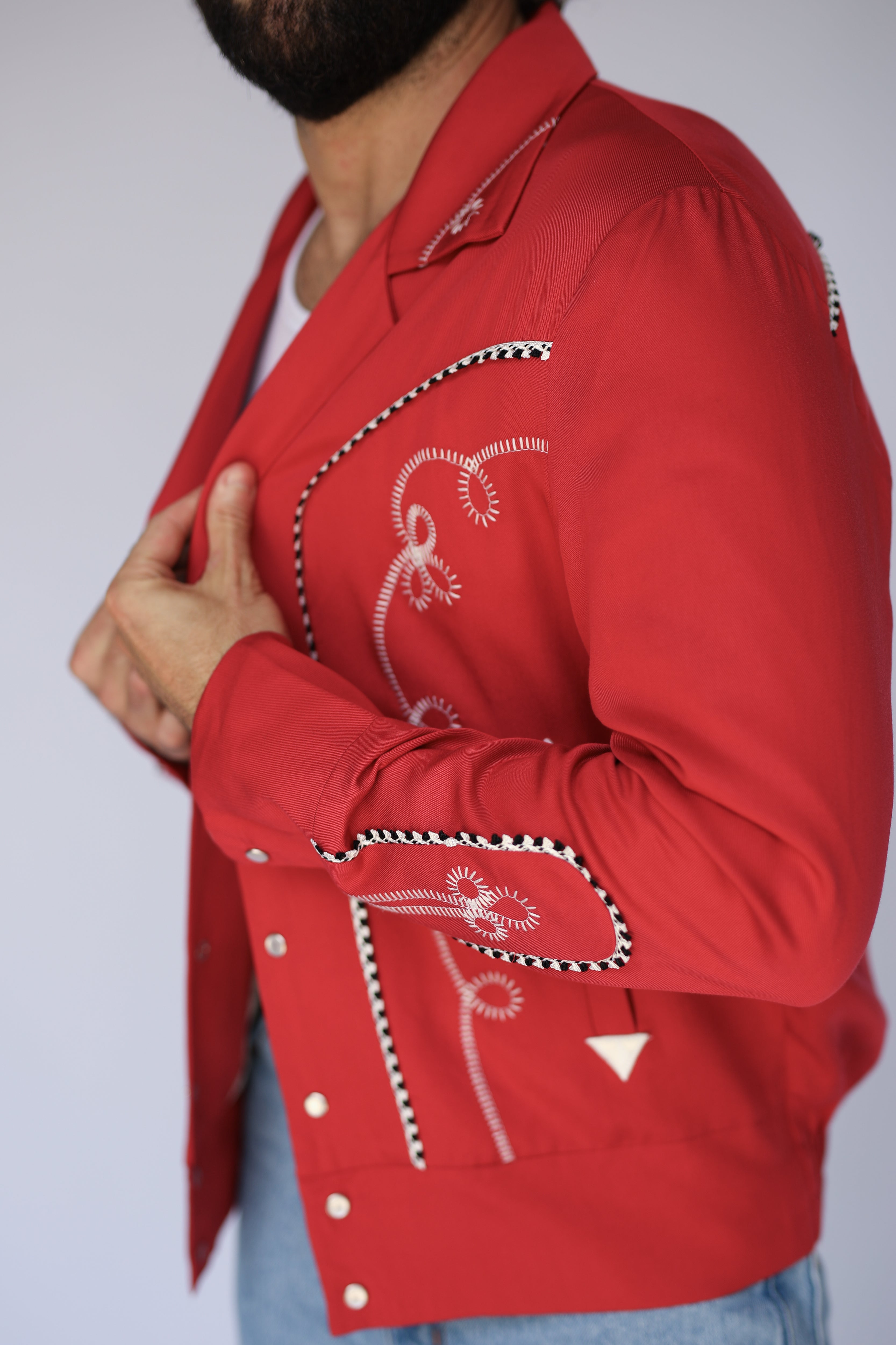 Bolero Men's Jacket Red