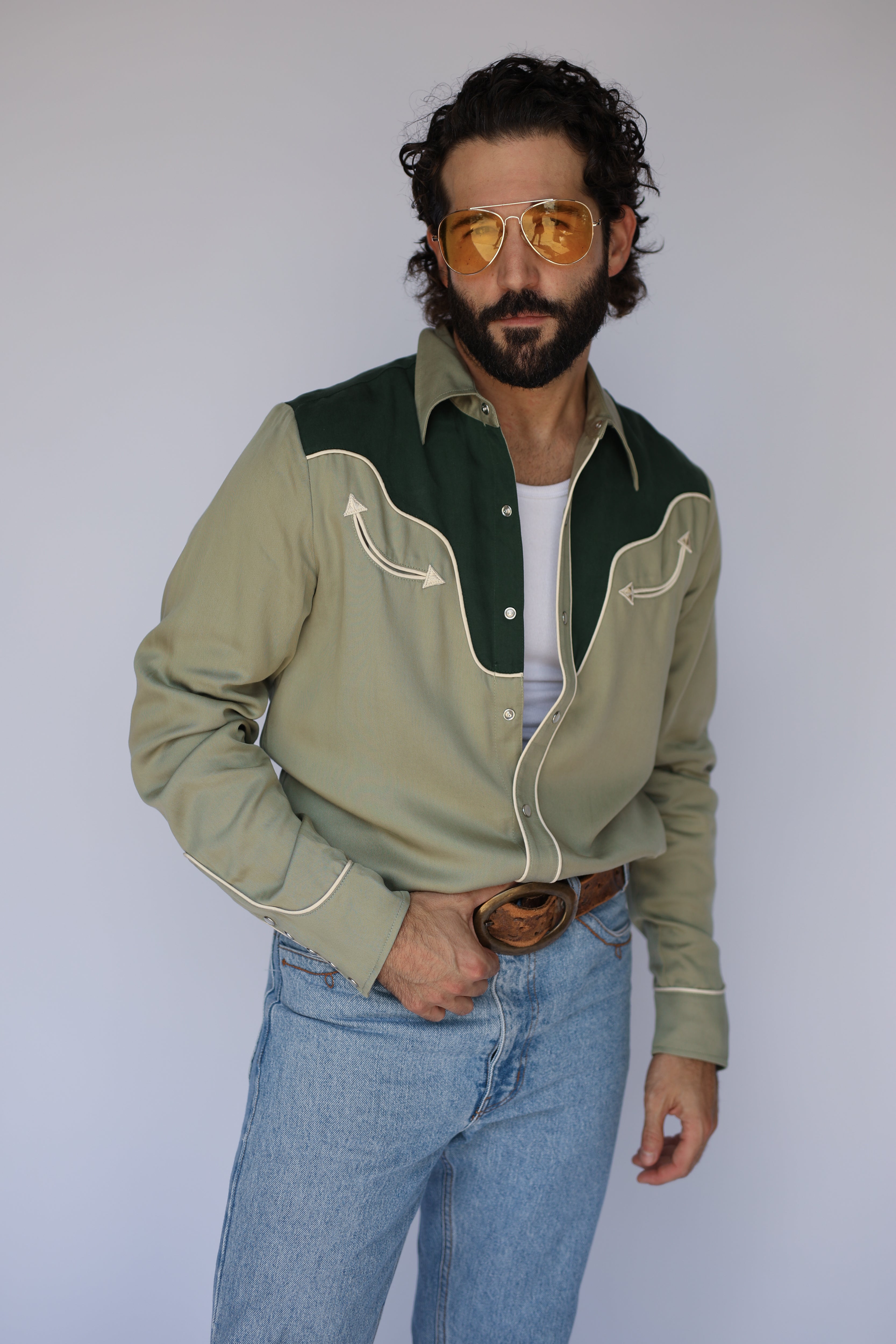 San Juan Men's Shirt Green