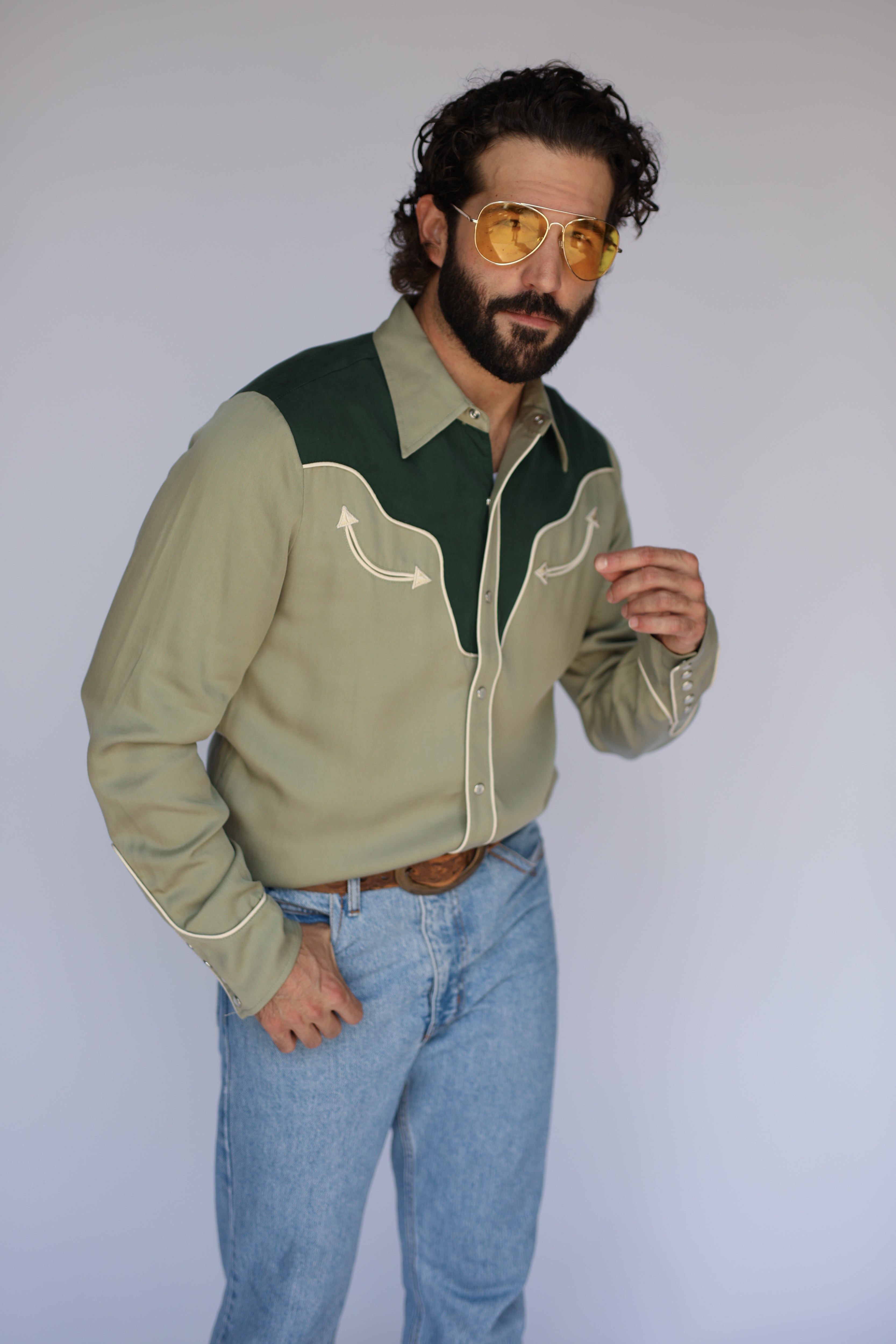 San Juan Men's Shirt Green