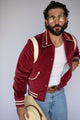 Silver Lake Corduroy Unisex Jacket Maroon