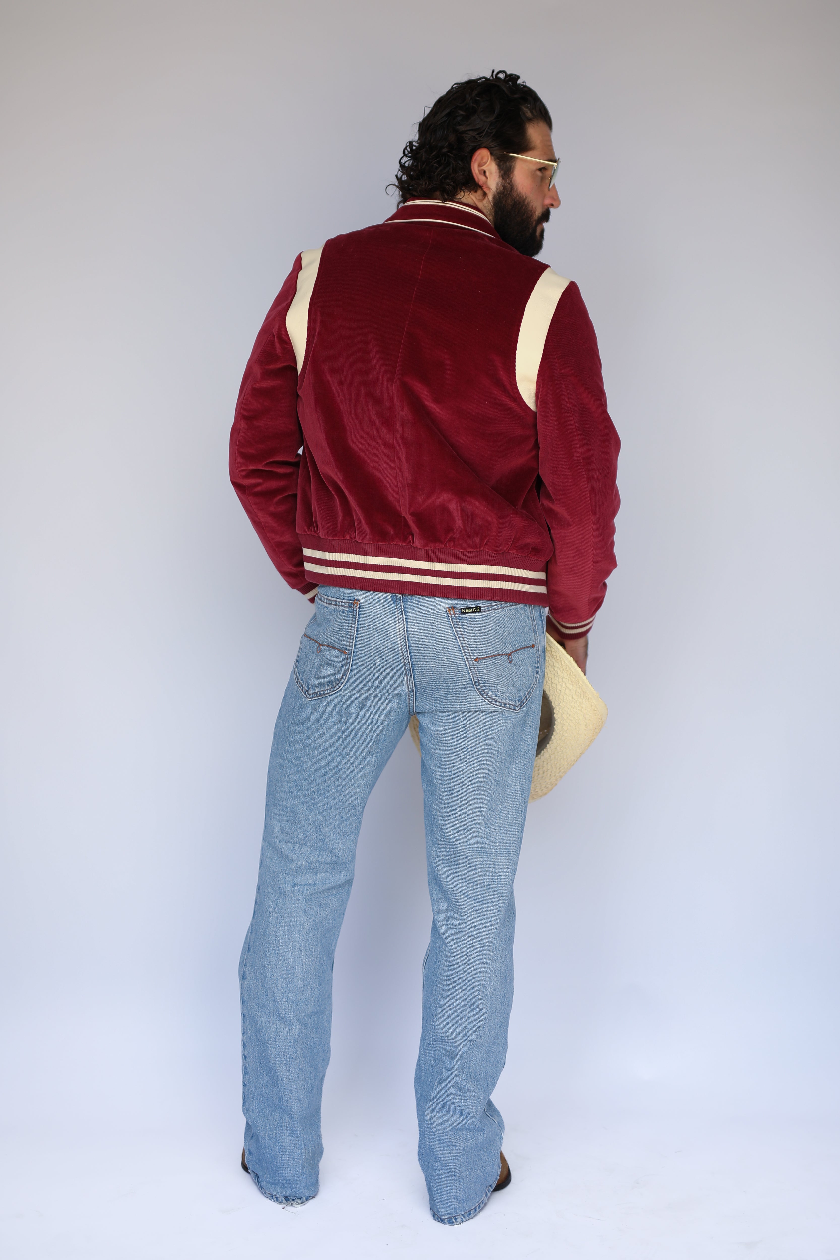 Silver Lake Corduroy Unisex Jacket Maroon