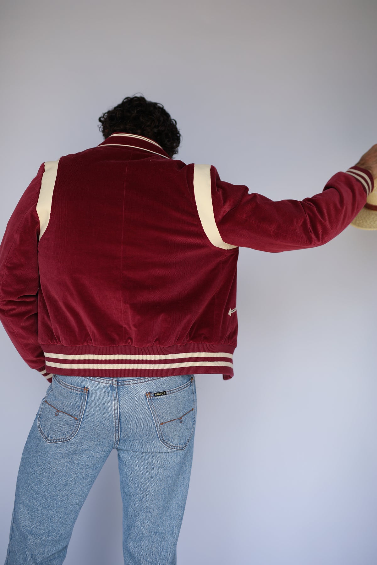 Silver Lake Corduroy Unisex Jacket Maroon