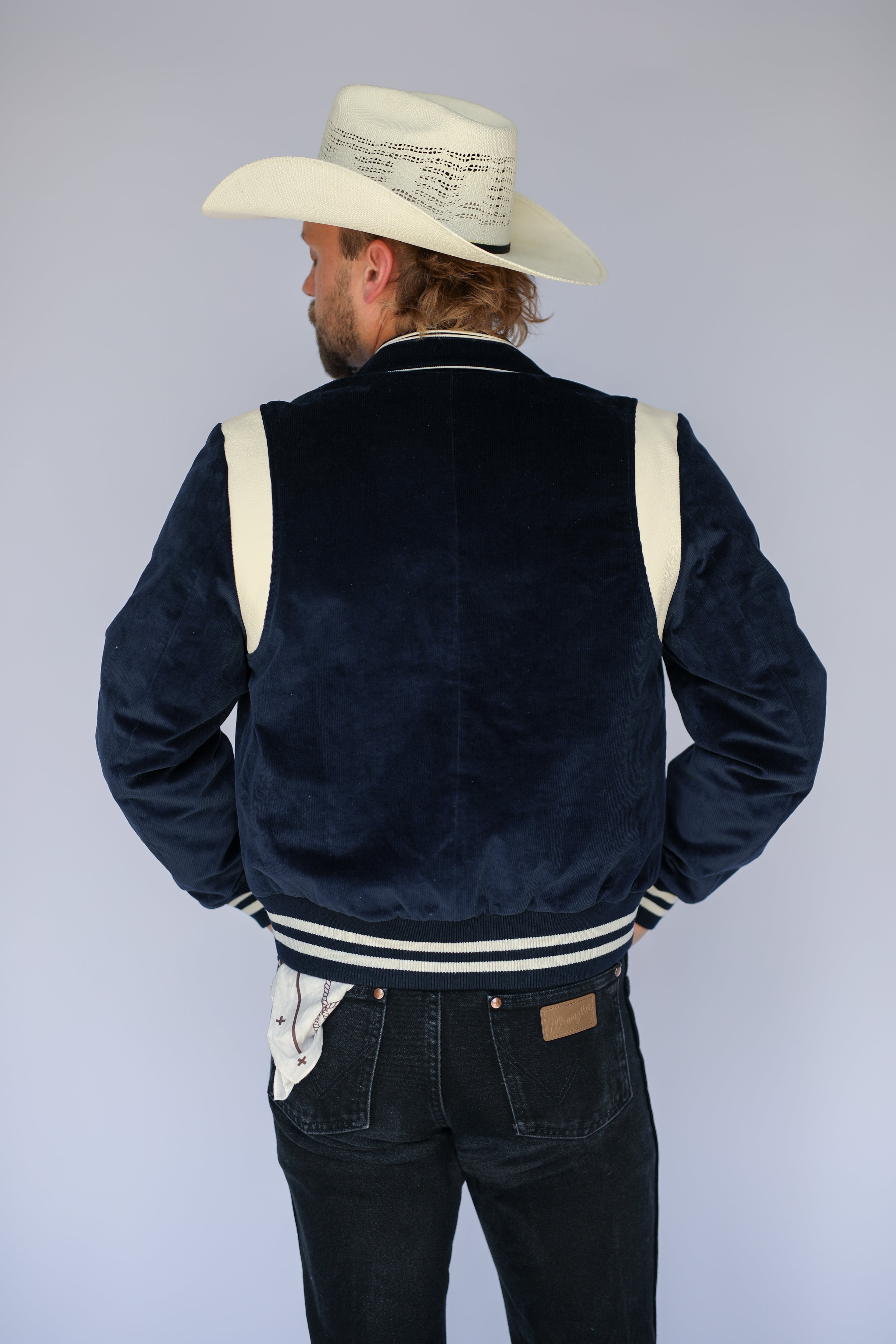 Silver Lake Corduroy Unisex Jacket Navy