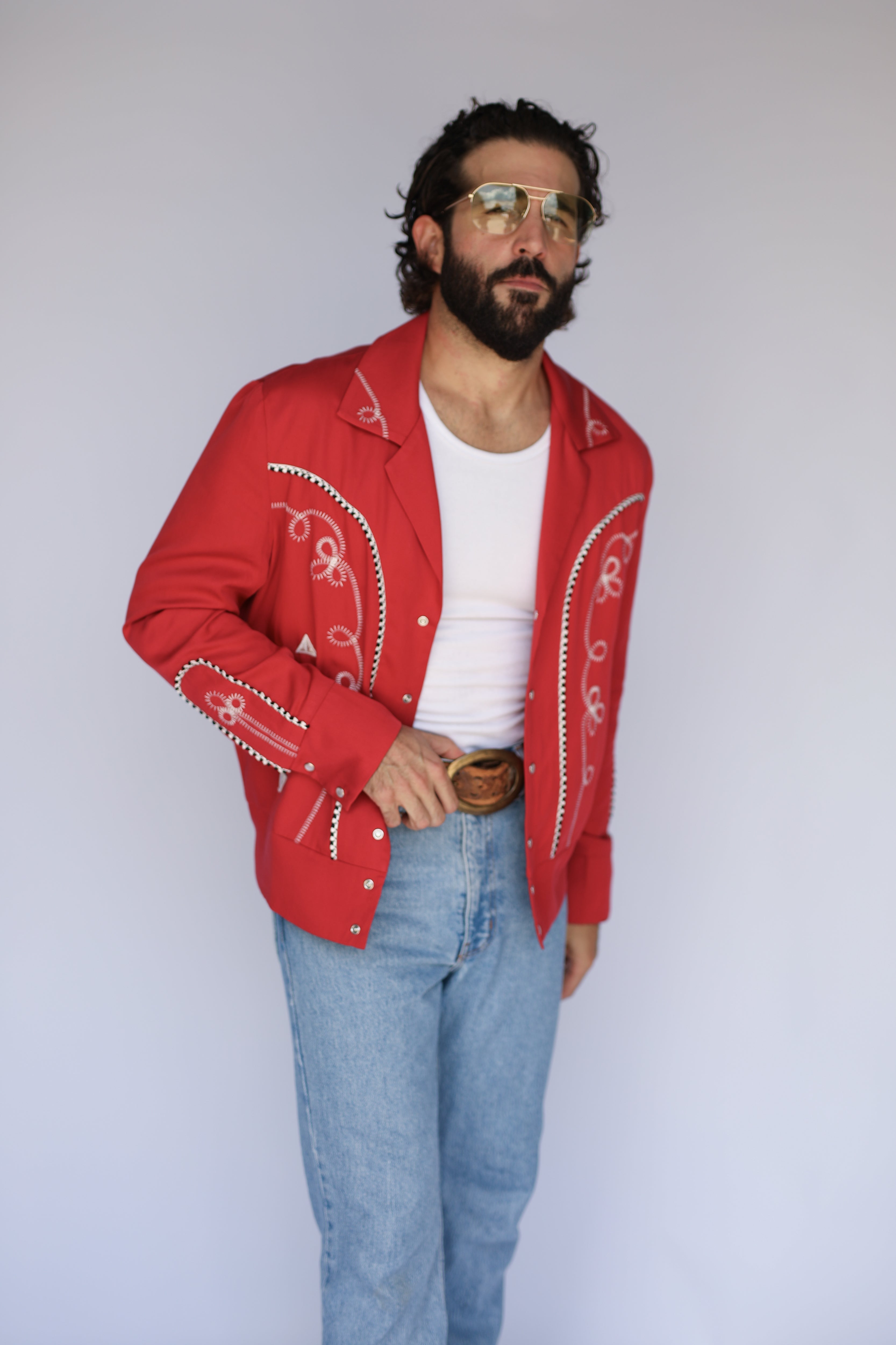 Bolero Men's Jacket Red