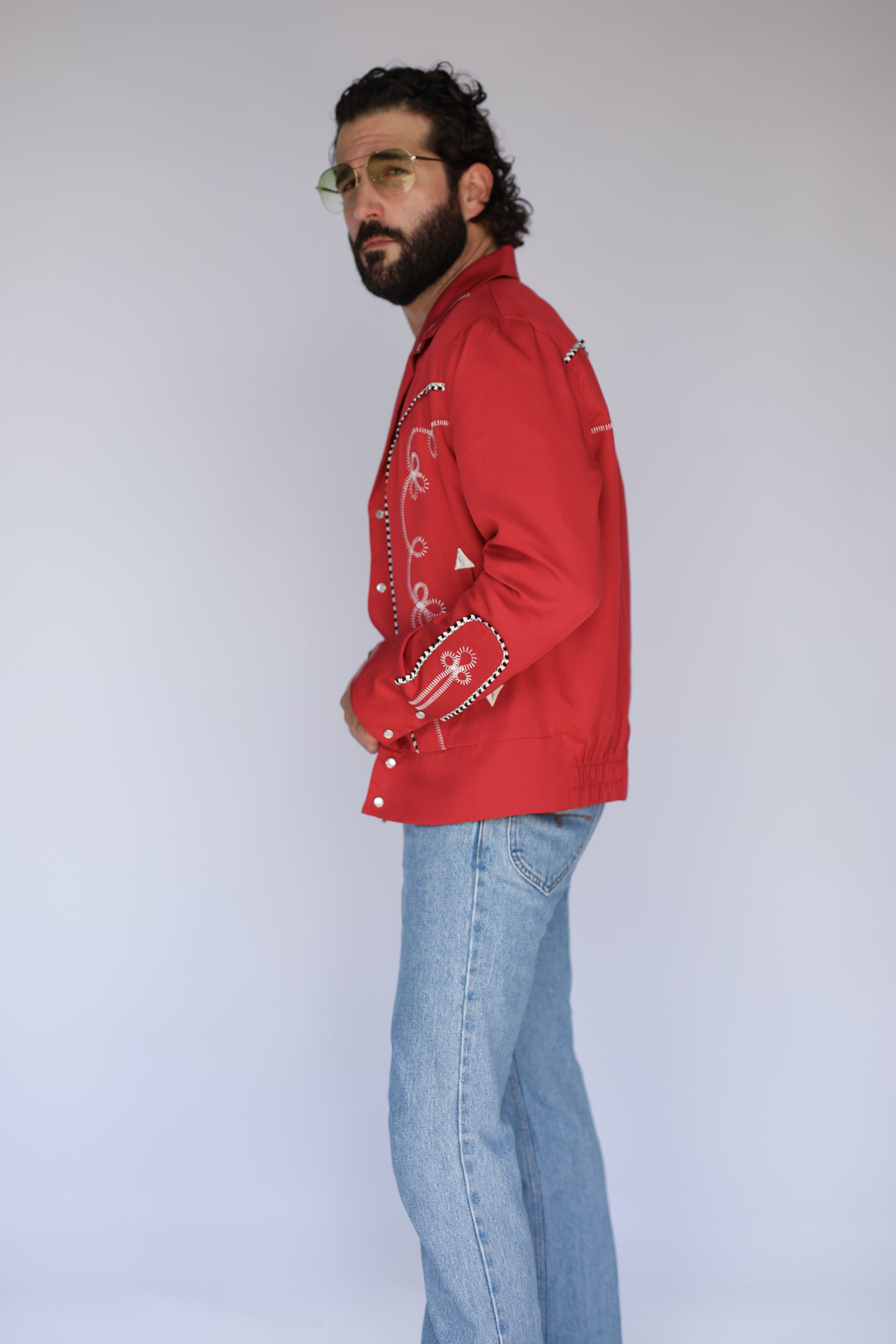 Bolero Men's Jacket Red