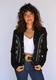 Bolero Women's Jacket Black and White