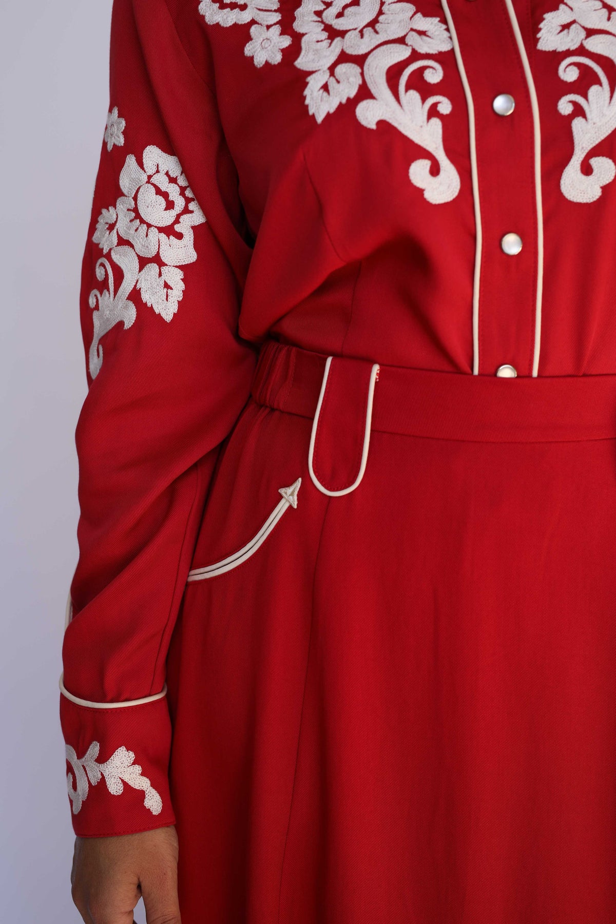 Santa Fe Women's Skirt Red