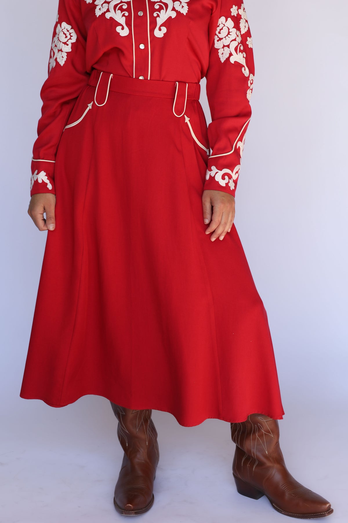Santa Fe Women's Skirt Red