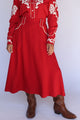 Santa Fe Women's Skirt Red
