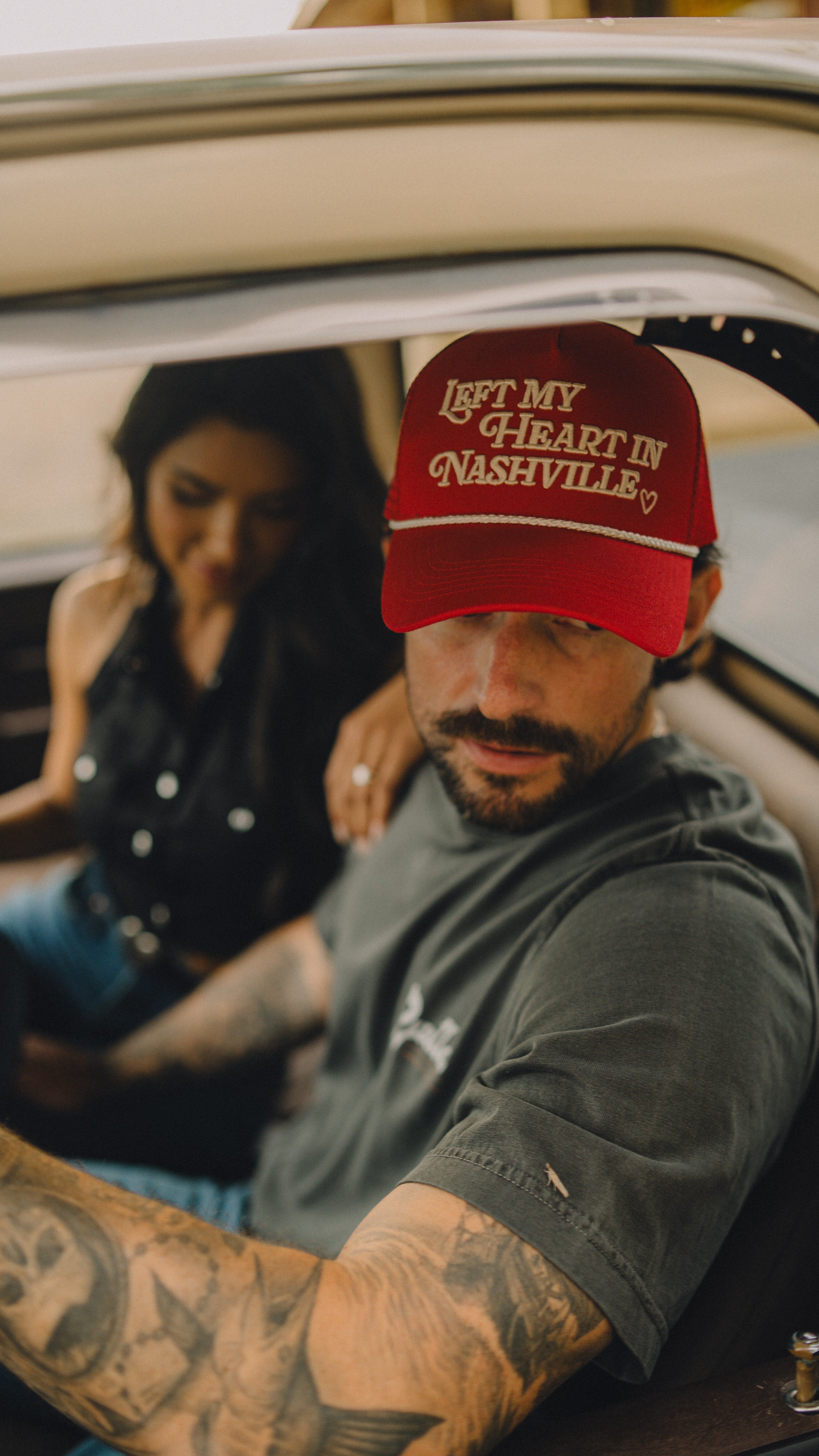 H Bar C X Rustler ‘Left My Heart In Nashville’ Trucker Hat