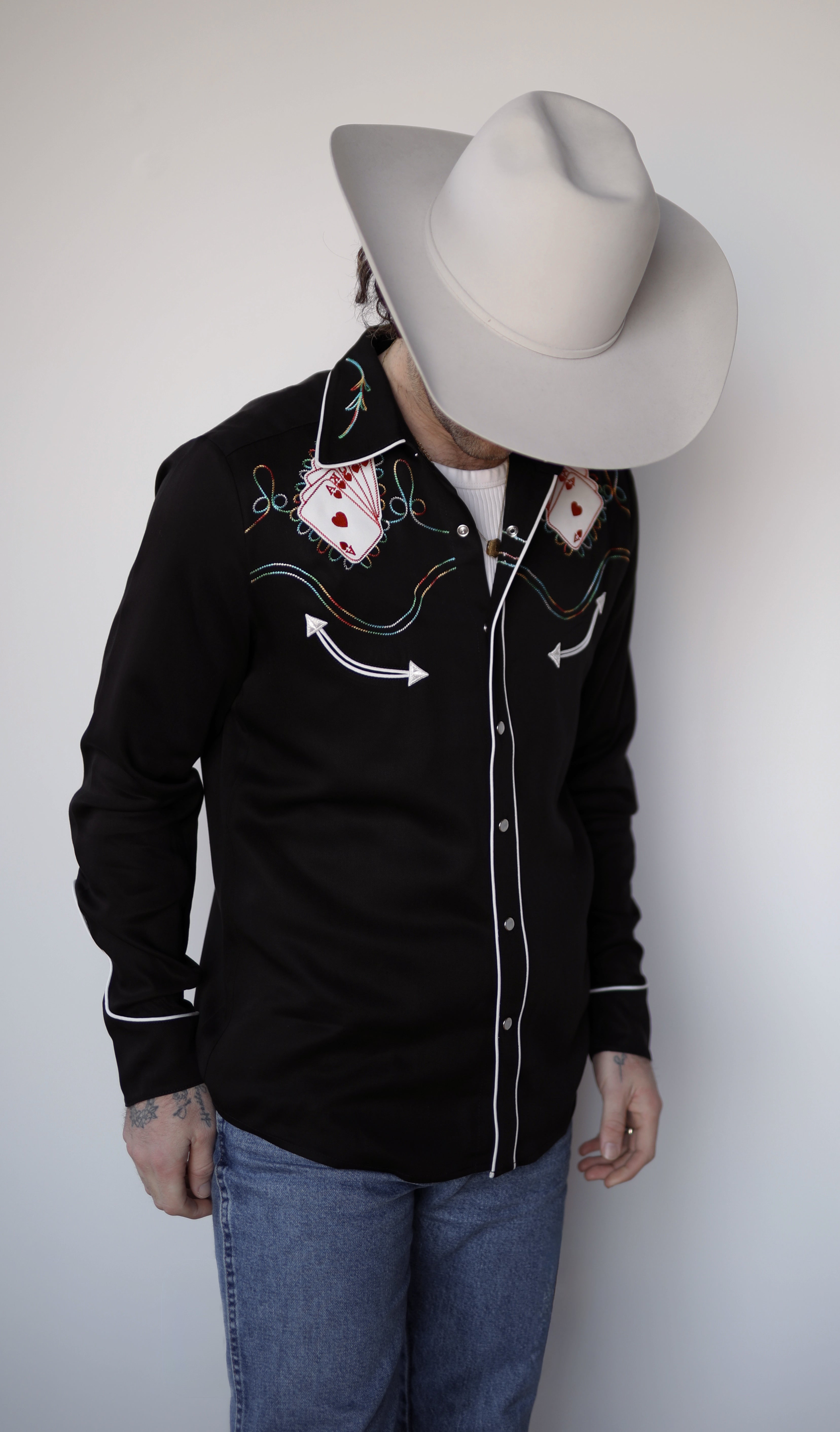 Royal Flush Men's Shirt Black