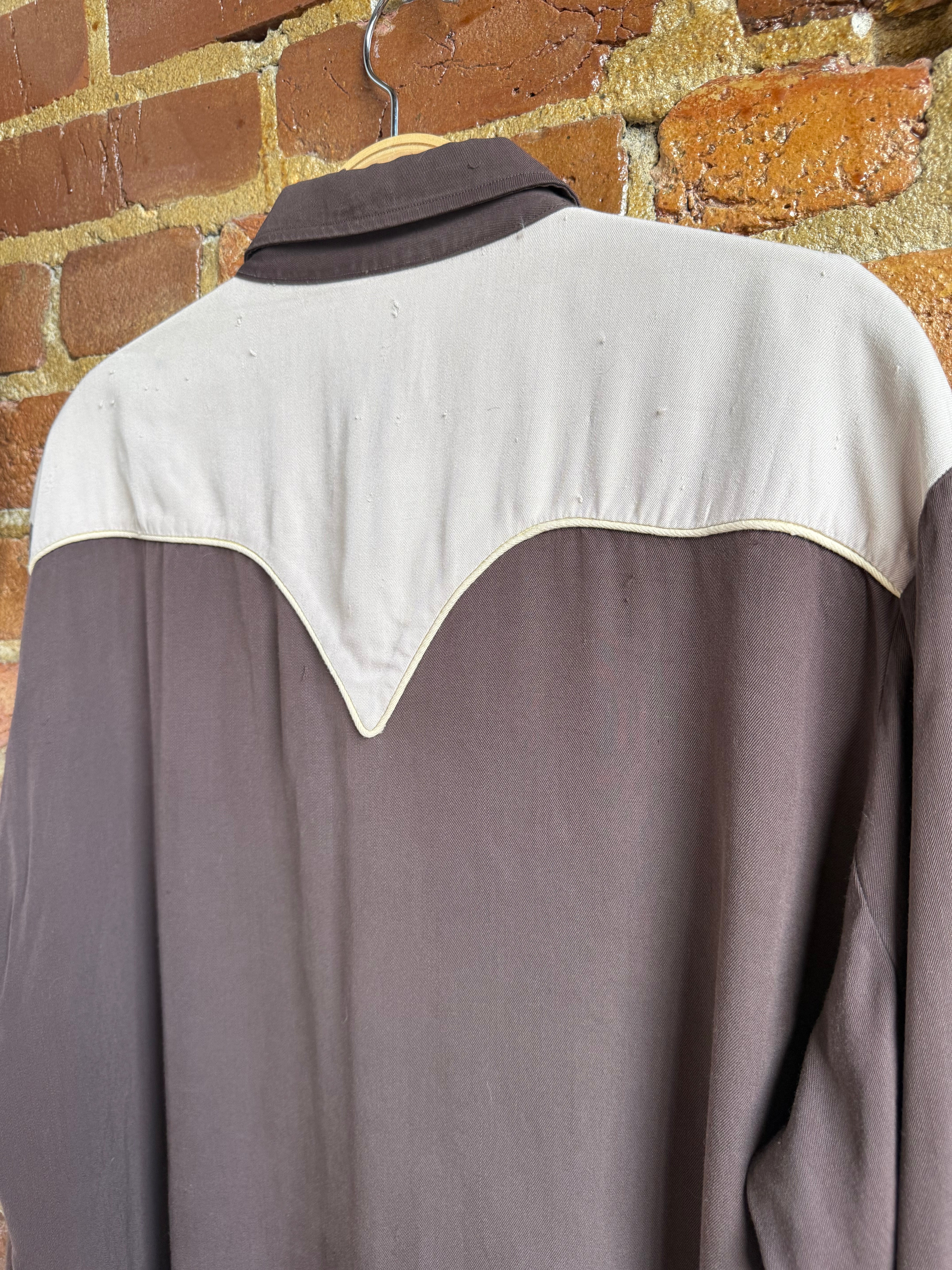 Archive 1940’s San Juan Brown Vintage Shirt