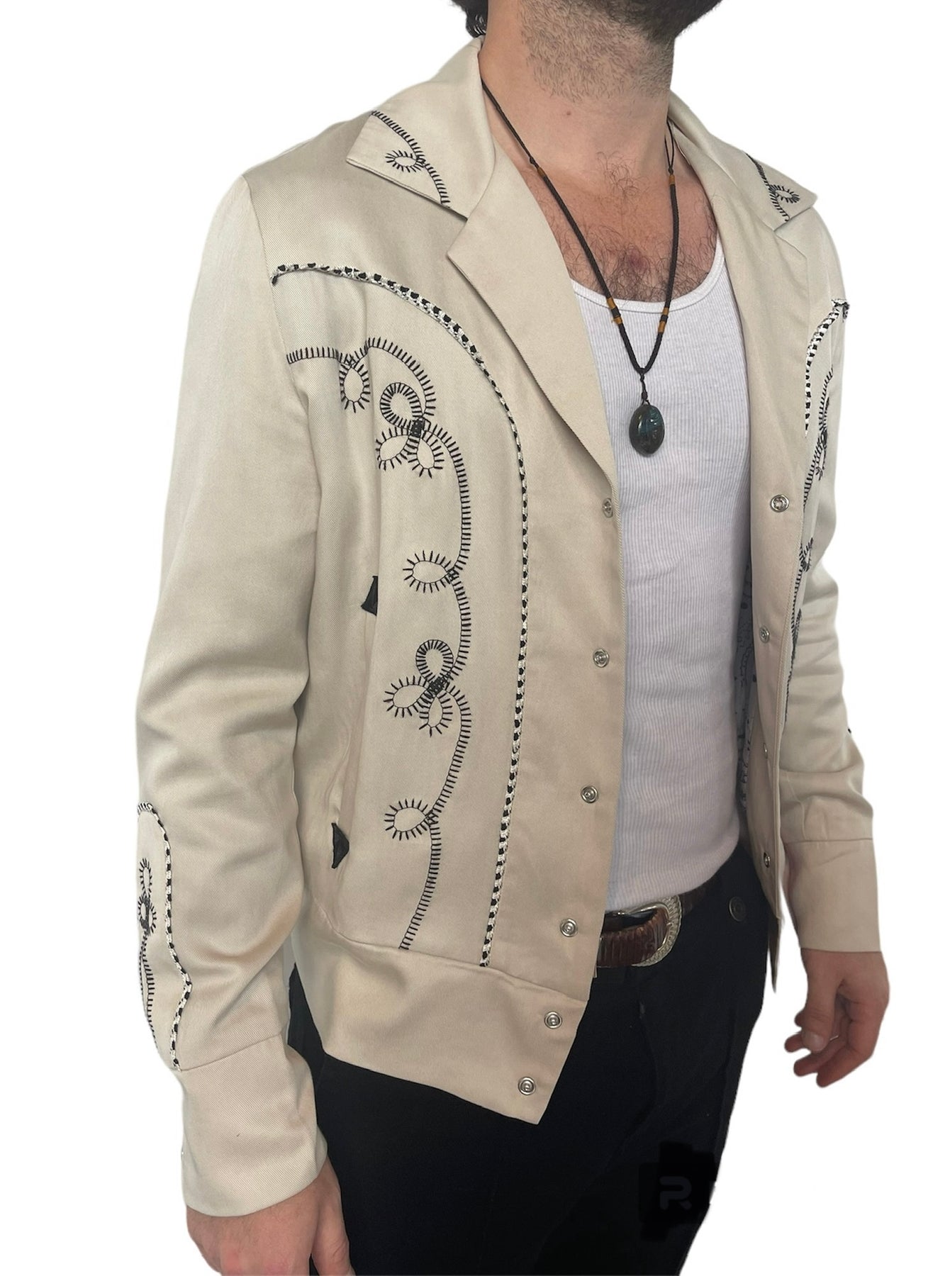 Bolero Men's Jacket Off-White – H BAR C