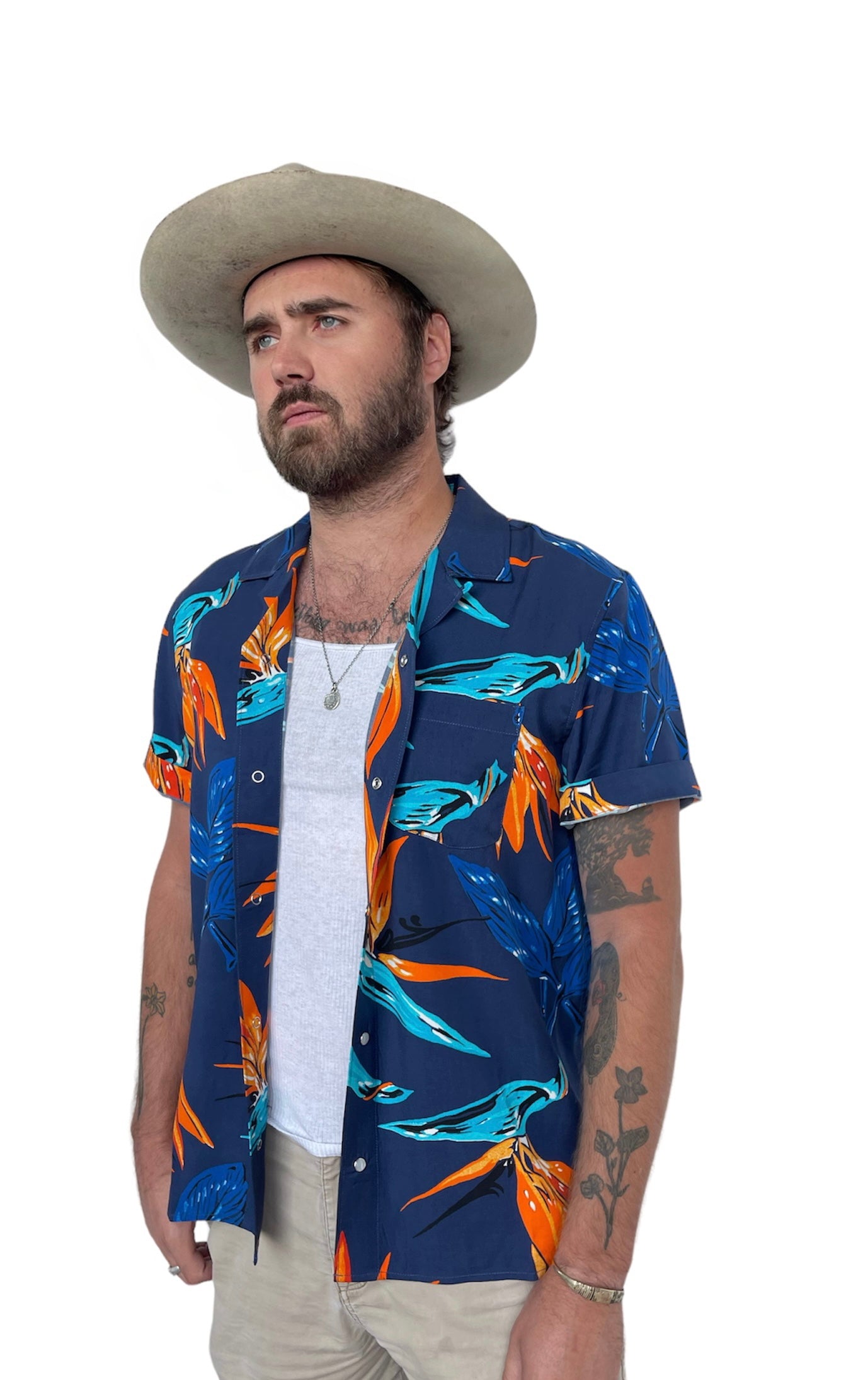 Miami Men's Shirt Blue Multi