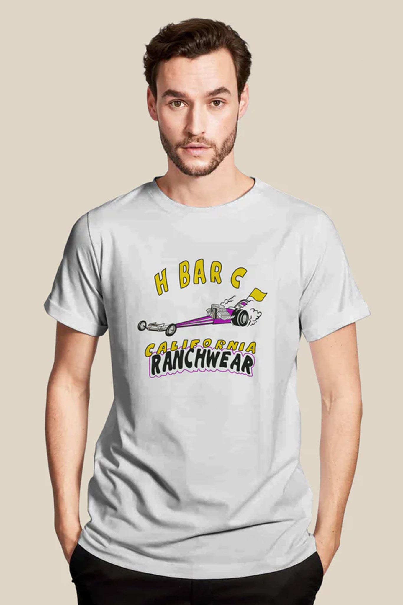 Vintage Funny Car Design Men