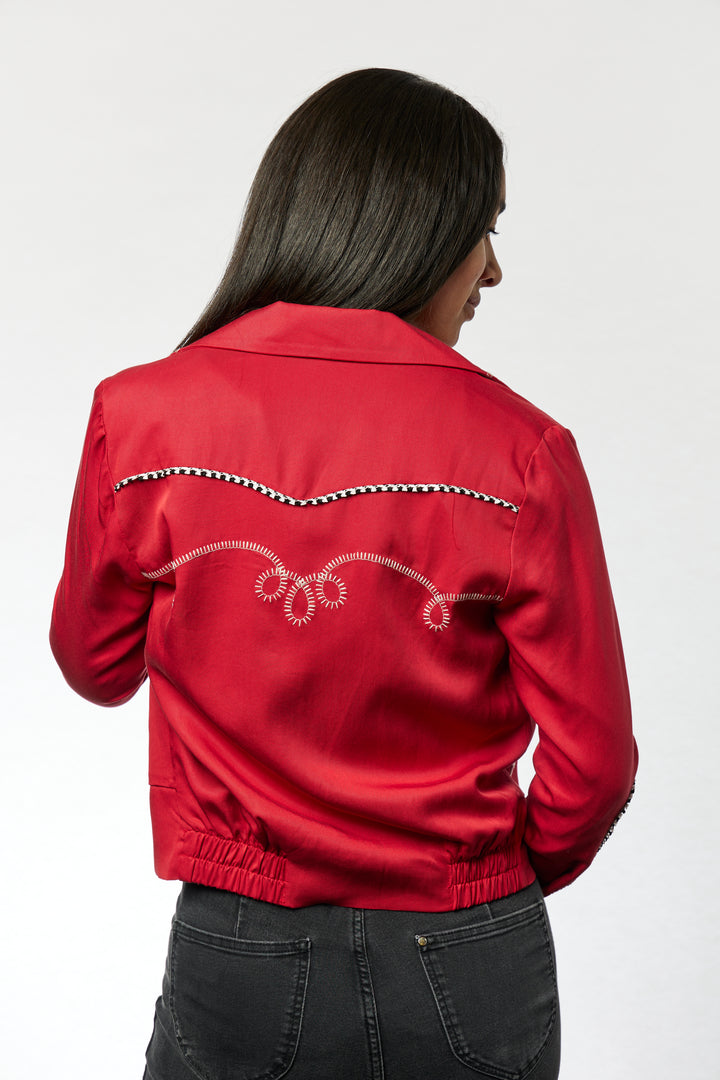 Bolero Women's Jacket Red