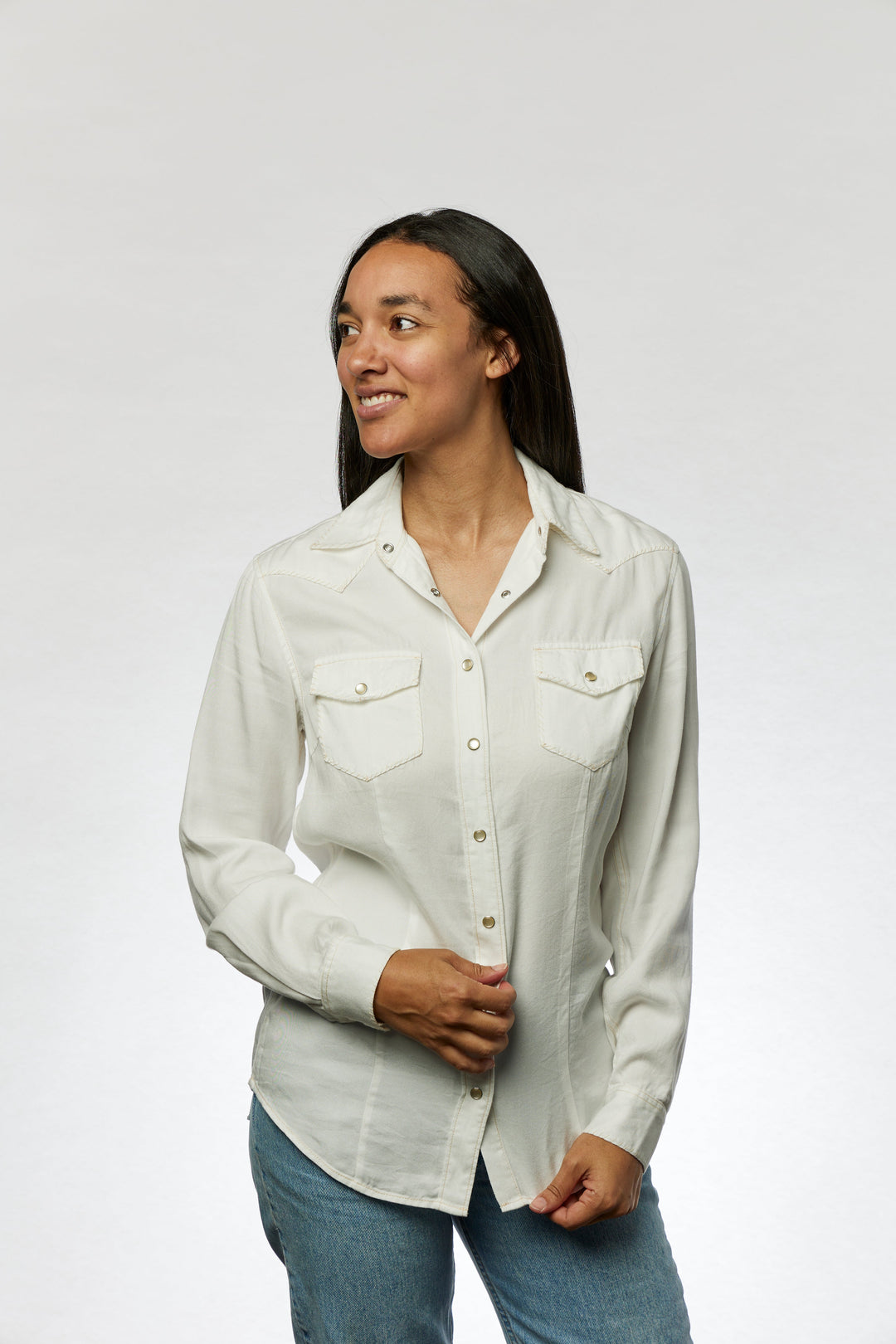 Brooklyn Women's Shirt Off-White