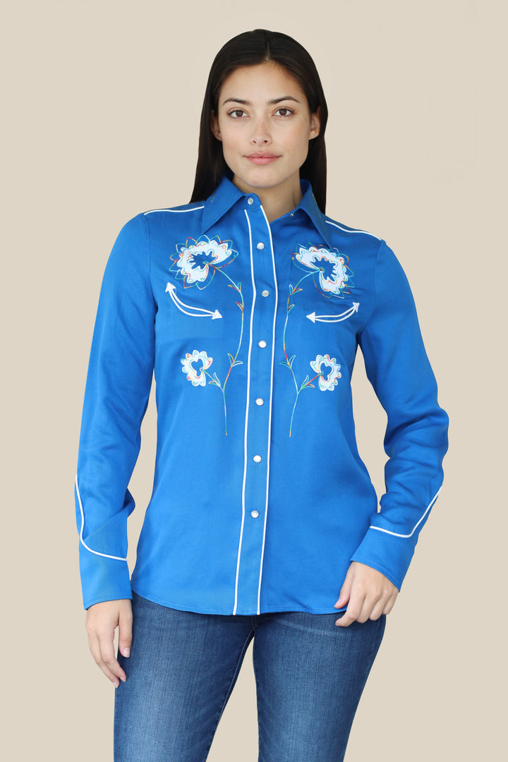Texas Women's Shirt Royal Blue